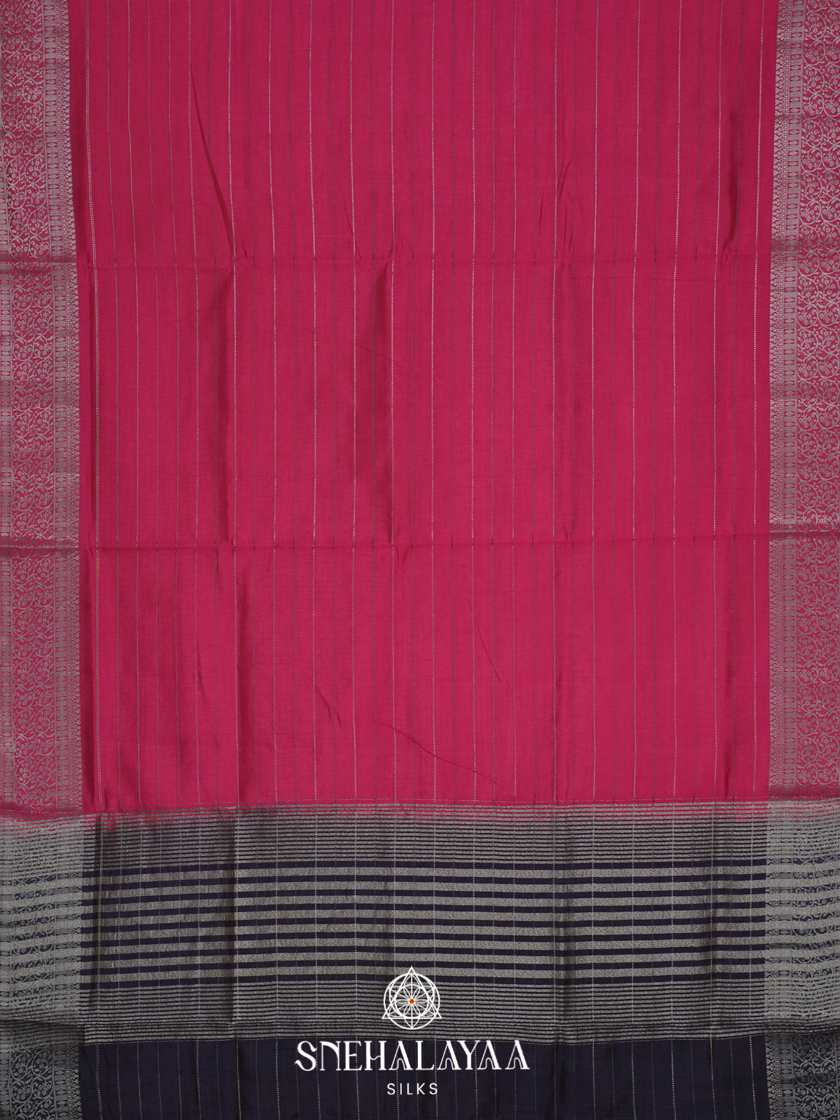 Pink Raw Silk Saree