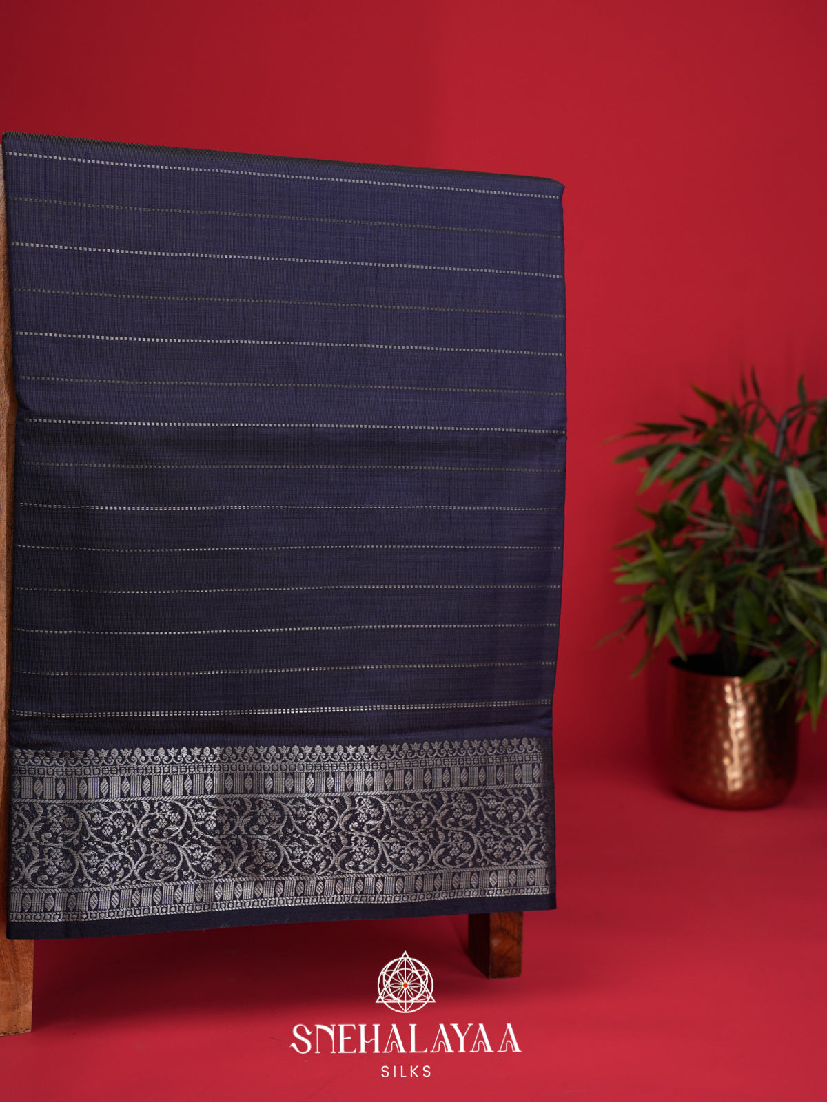 Purple Raw Silk Saree