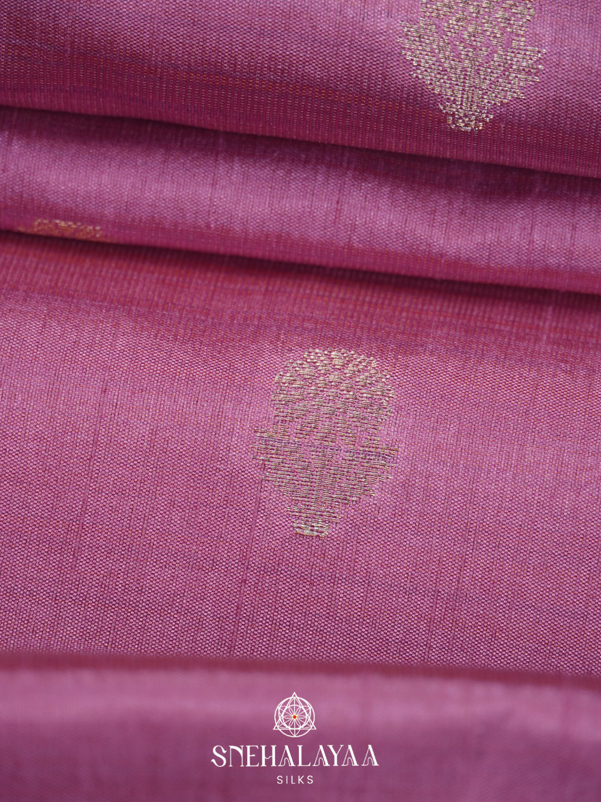 Pink Raw Silk Saree