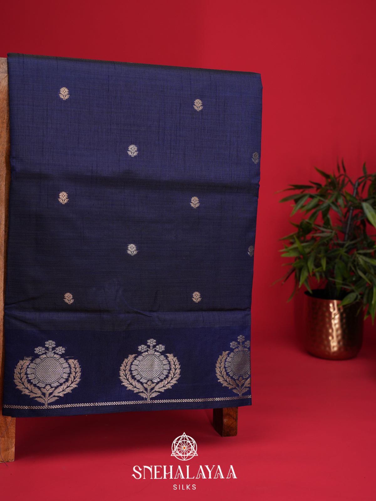 Purple Raw Silk Saree