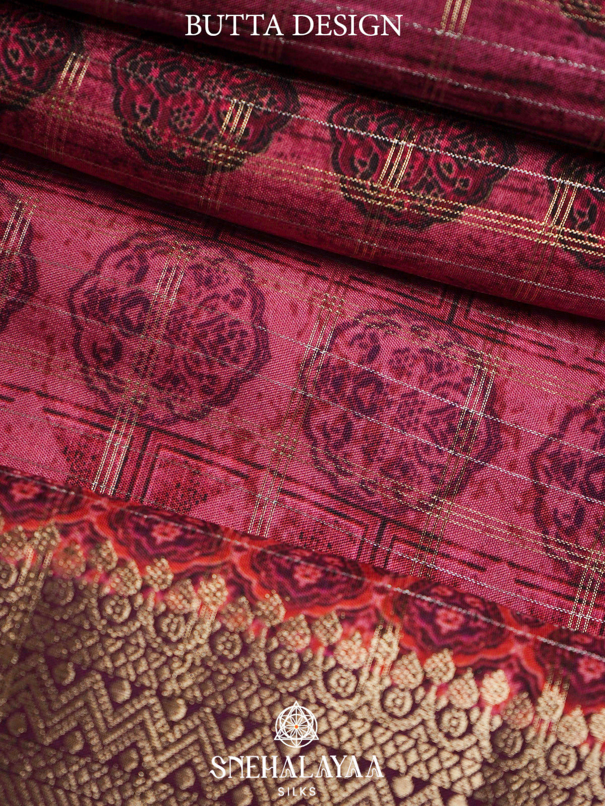 Pink  Banaras Saree