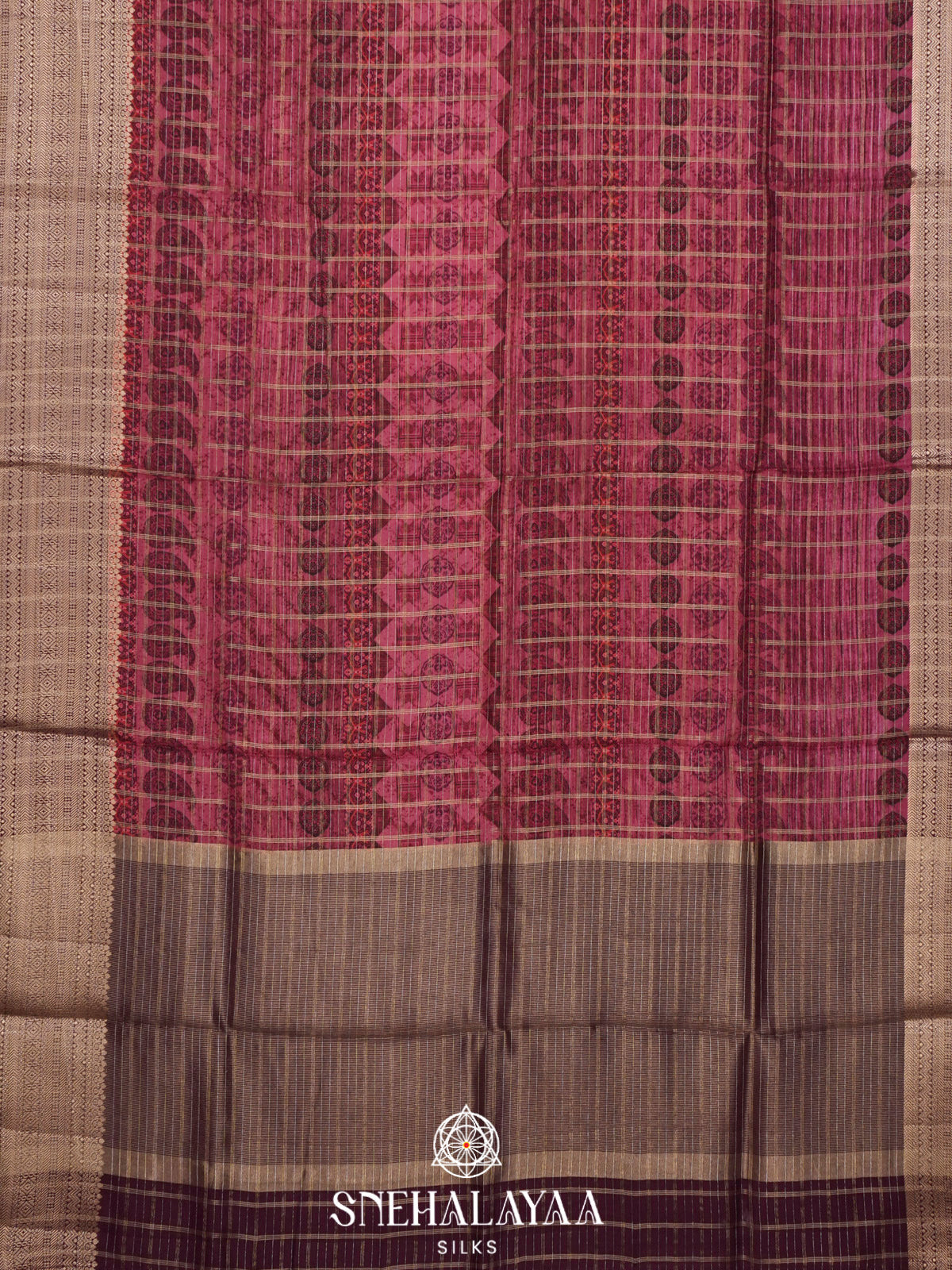 Pink  Banaras Saree