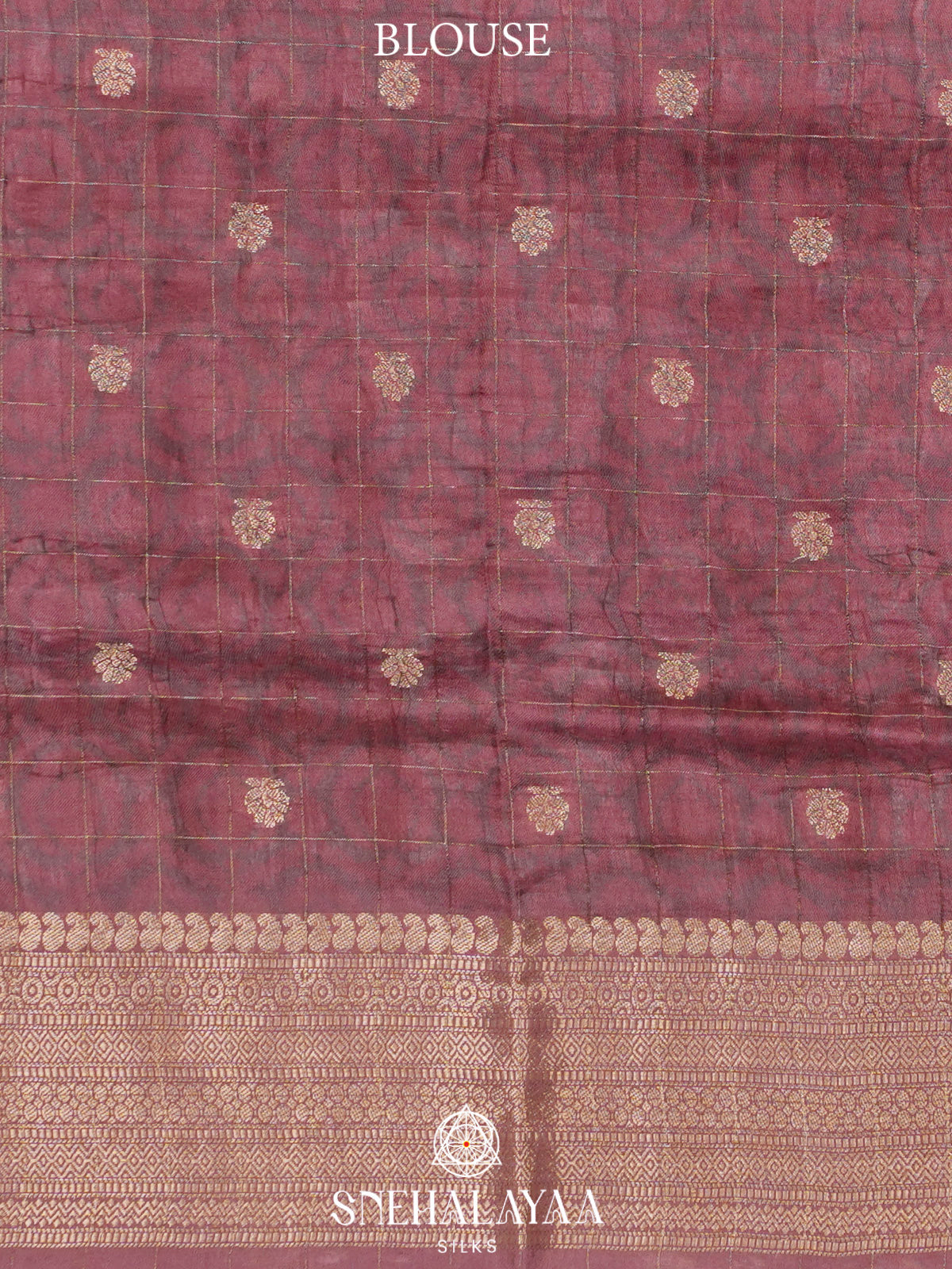 Plum  Banaras Saree