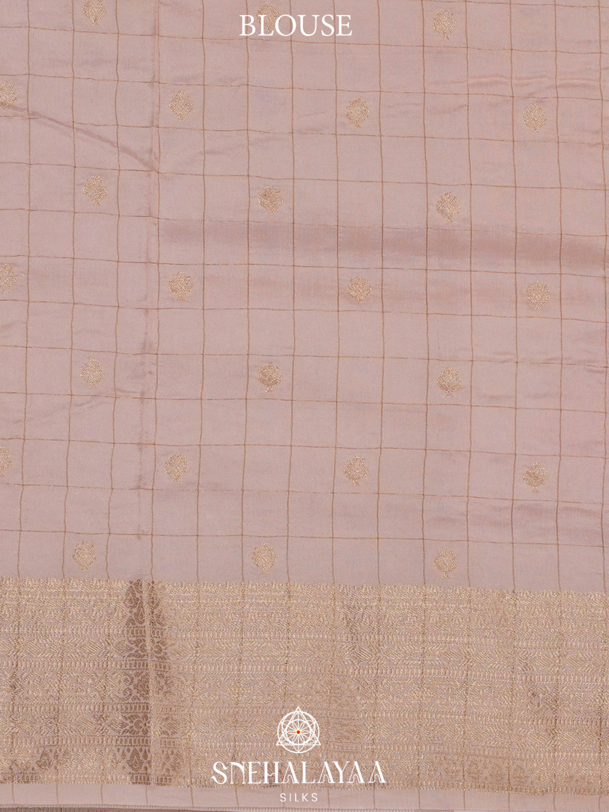 Pale Pink  Banaras Saree