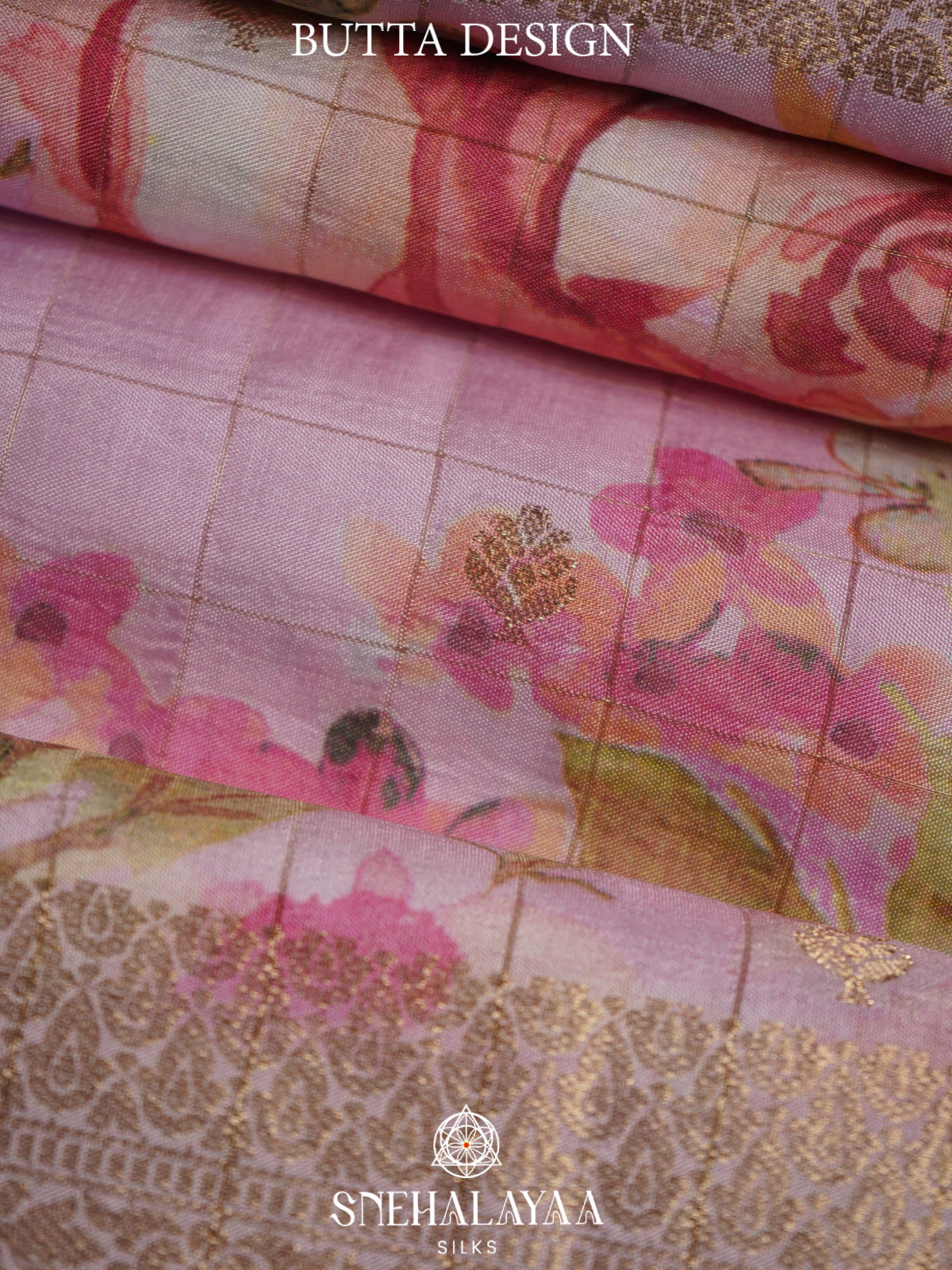Pink  Banaras Saree