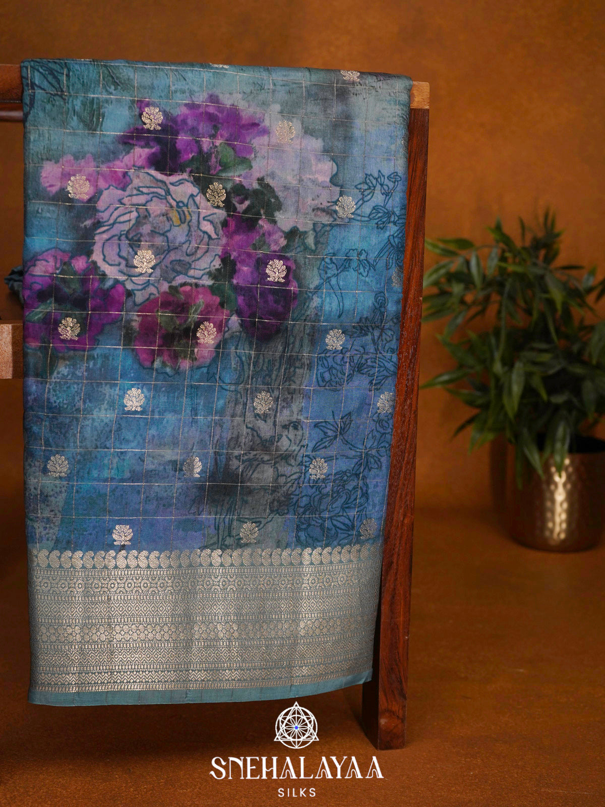 Blue   Banaras Saree