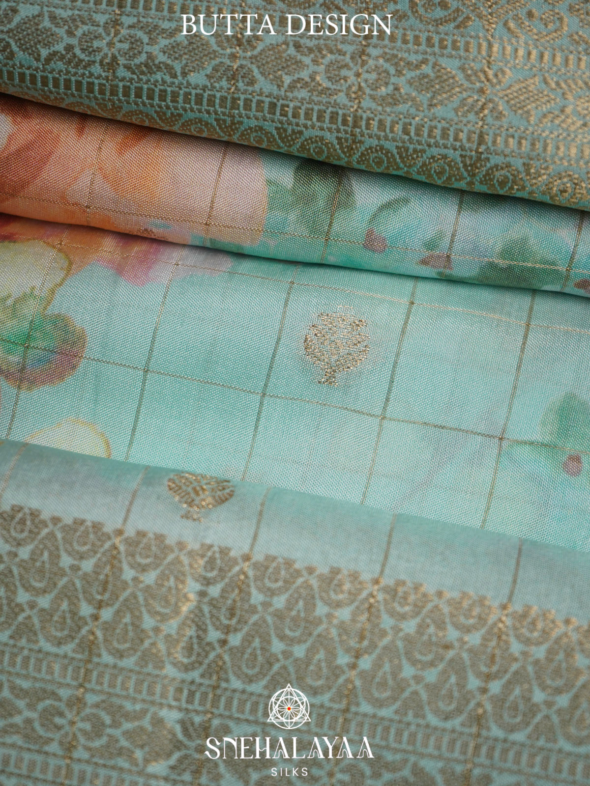 Pale Blue  Banaras Saree