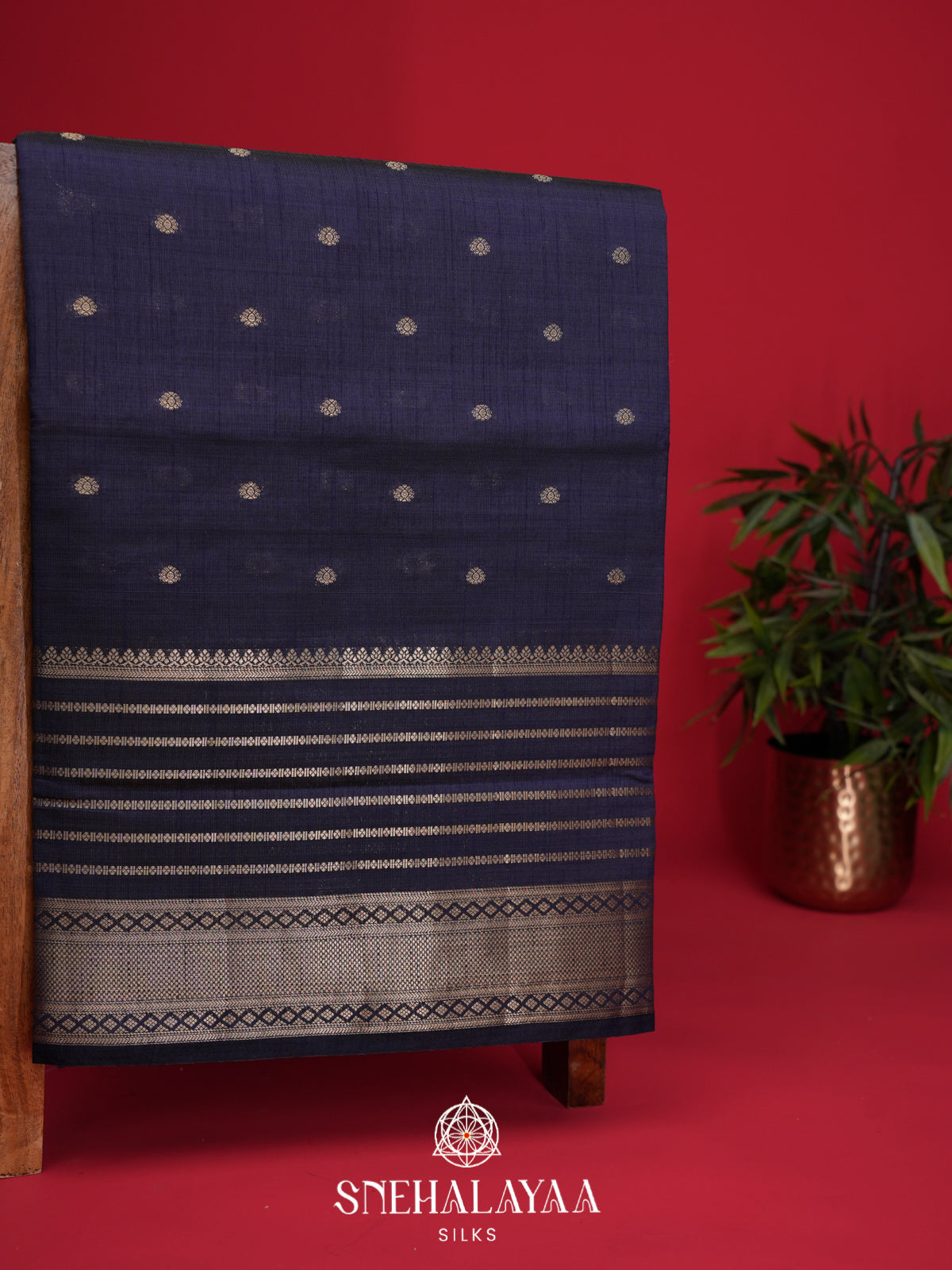 Purple Raw Silk Saree