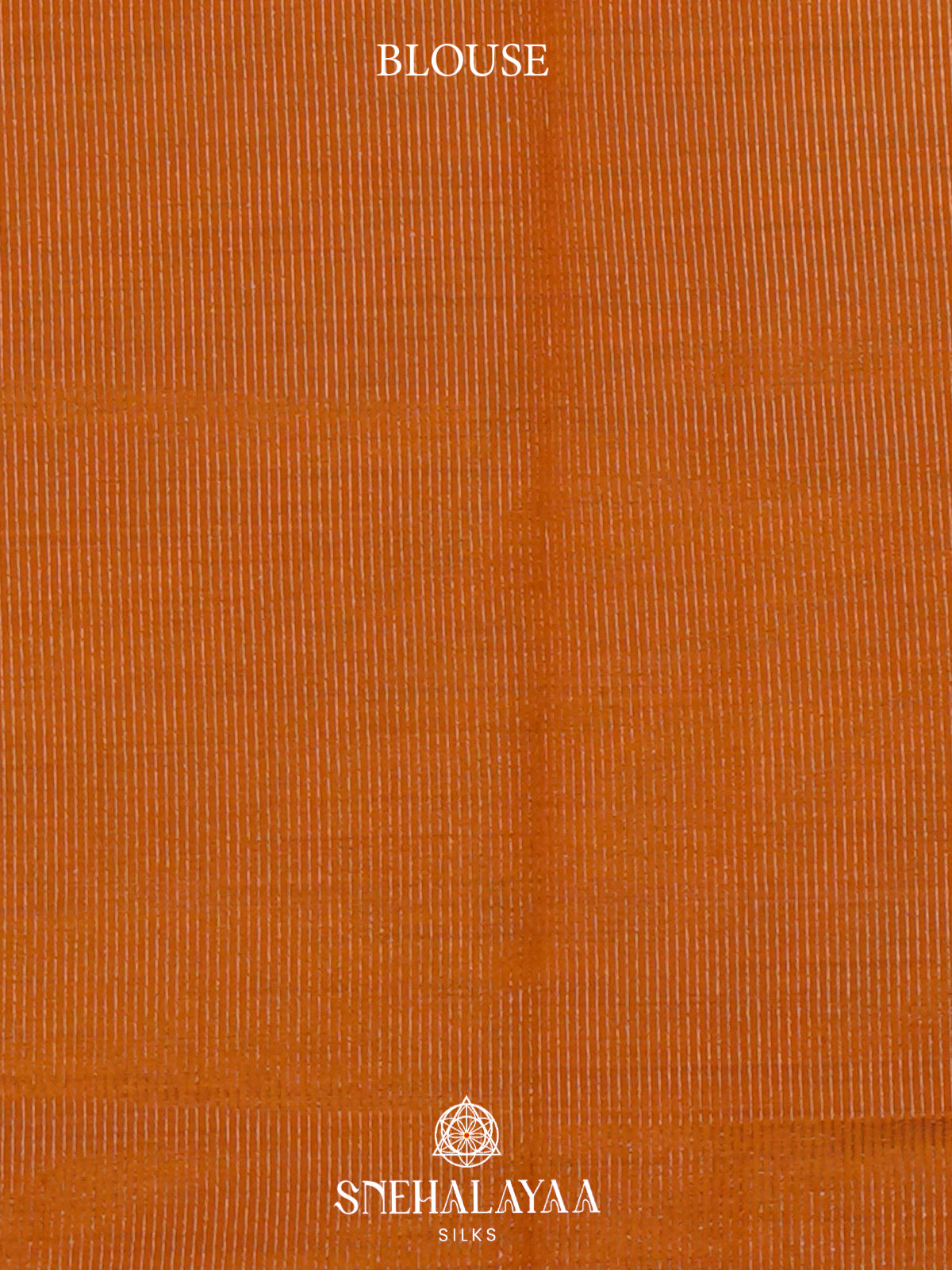Orange Raw Silk Saree