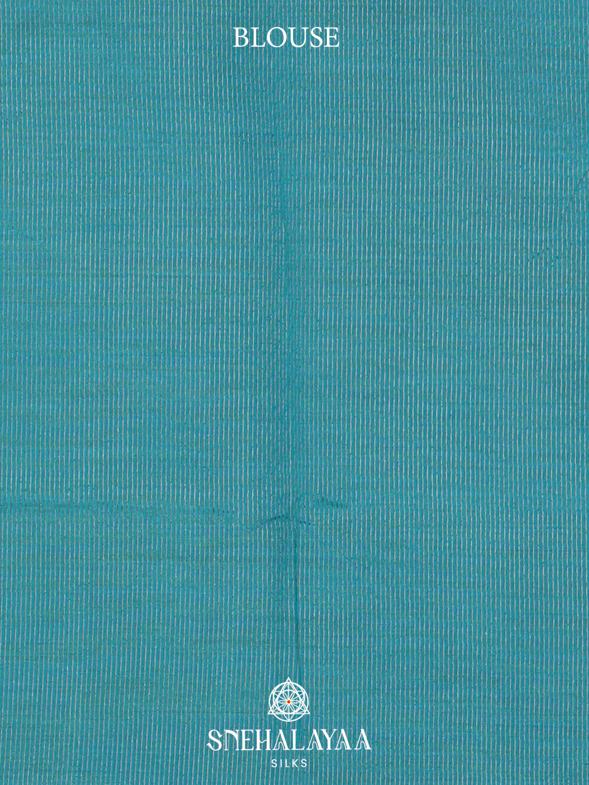 Aqua Blue Raw Silk Saree