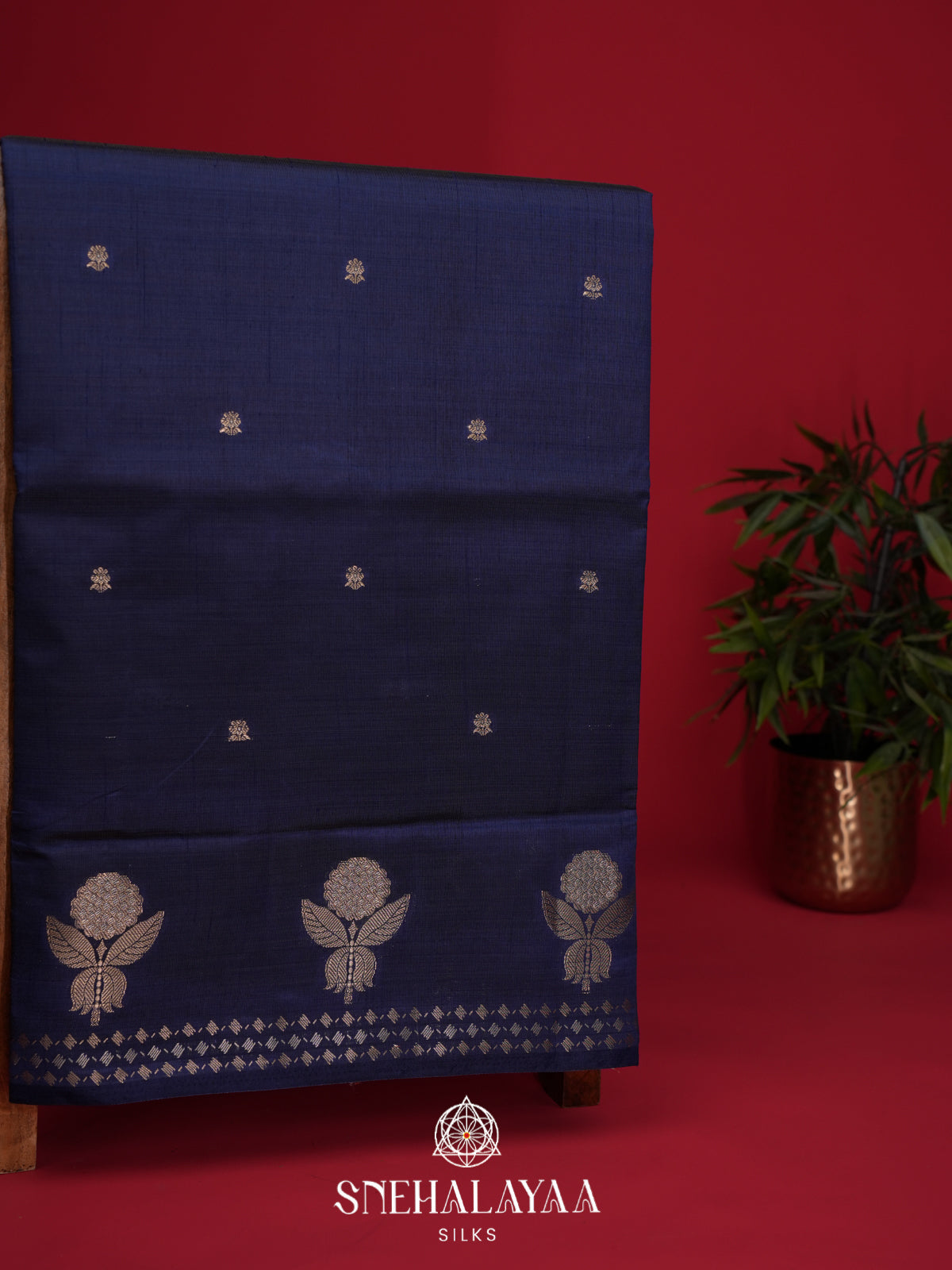 Purple Raw Silk Saree