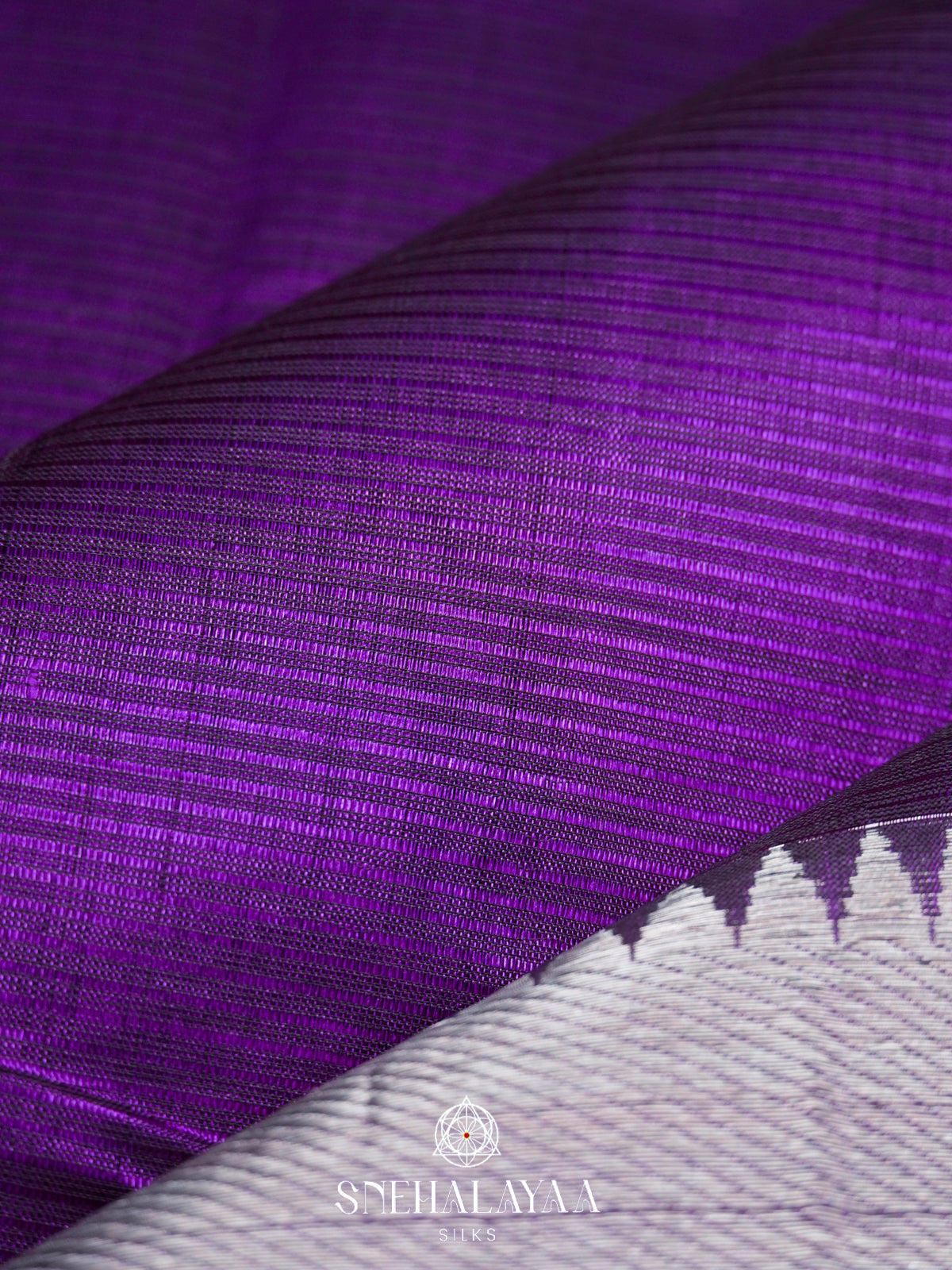 Purple Mangalgiri Silk Cotton Saree