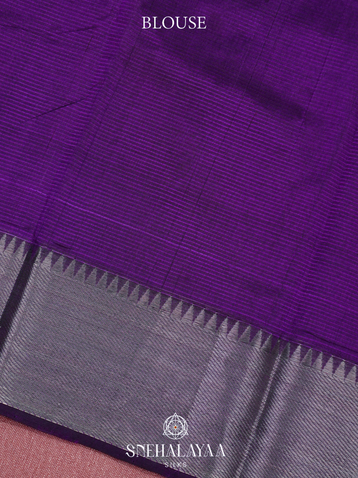 Purple Mangalgiri Silk Cotton Saree