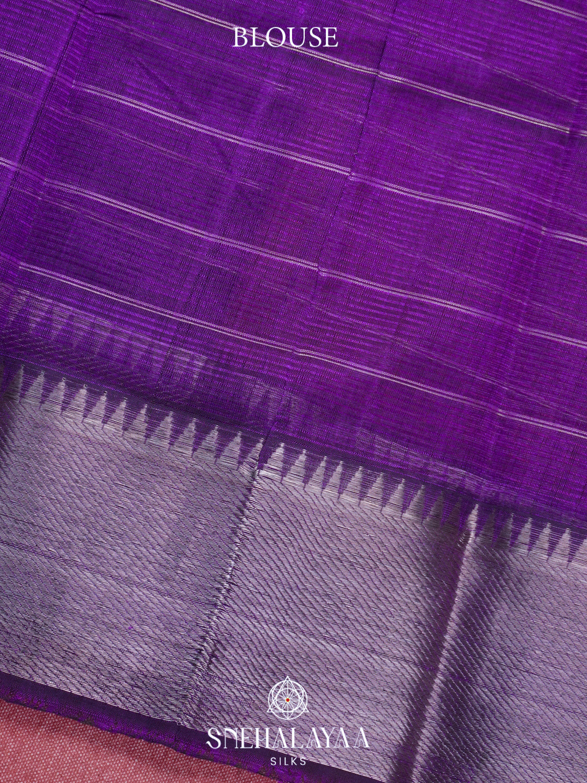 Purple Mangalgiri Silk Cotton Saree