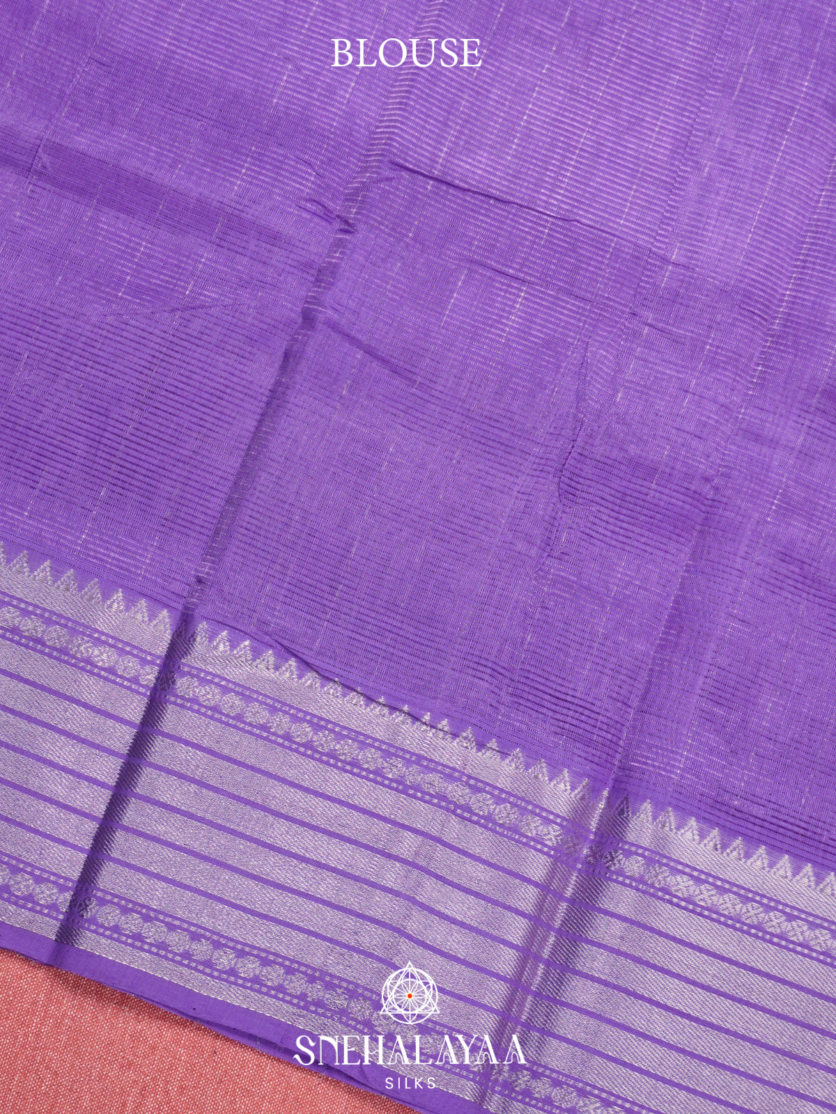 Lilac Mangalgiri Silk Cotton Saree