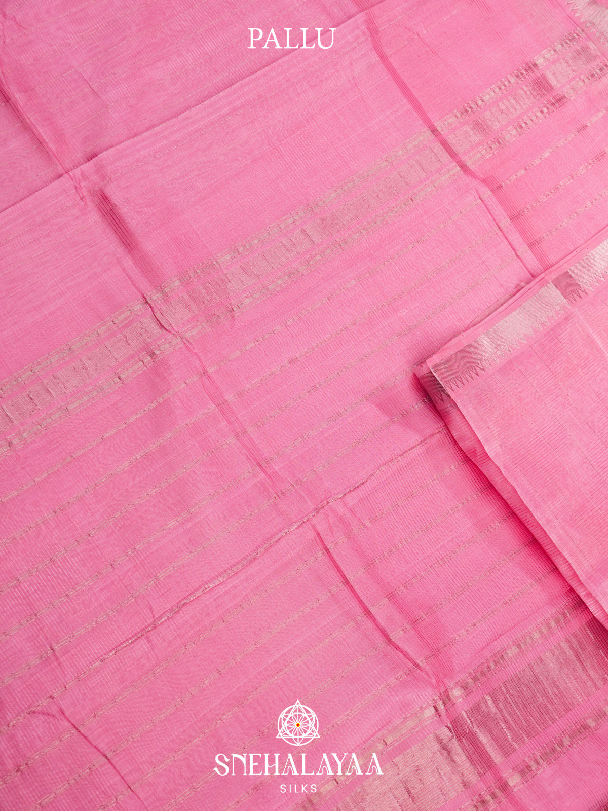 Pink Mangalgiri Silk Cotton Saree