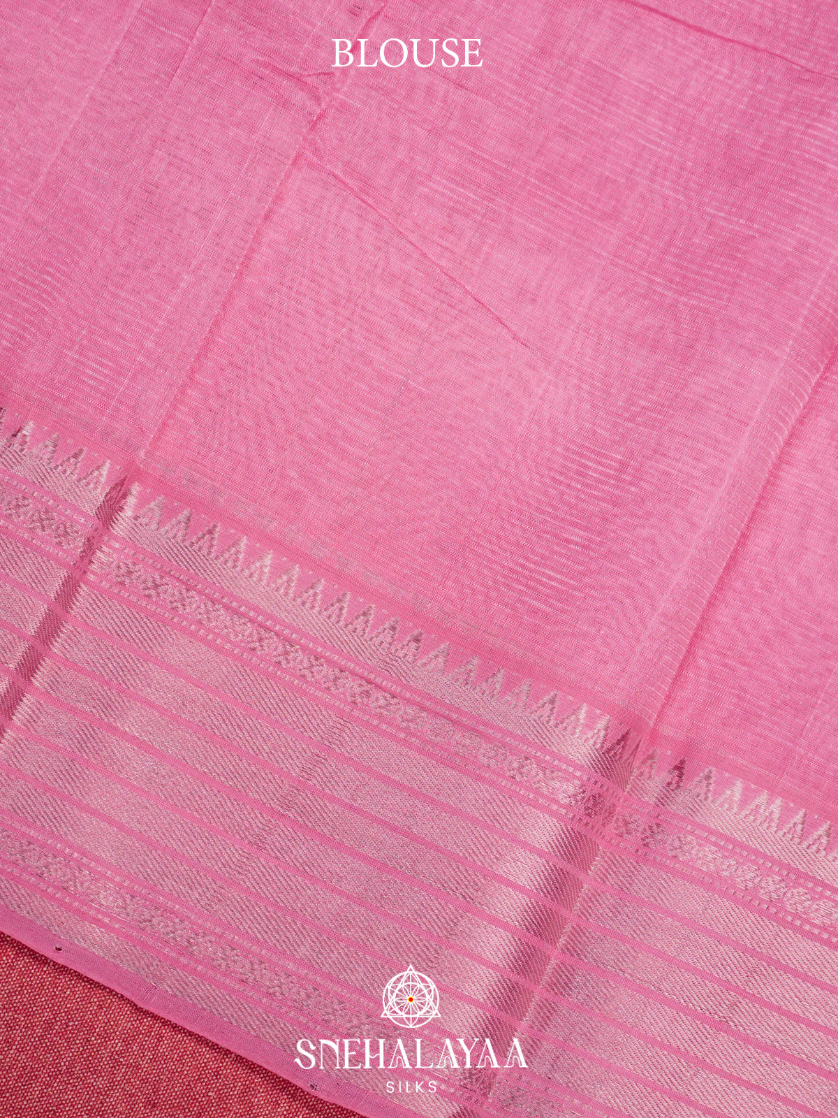 Pink Mangalgiri Silk Cotton Saree