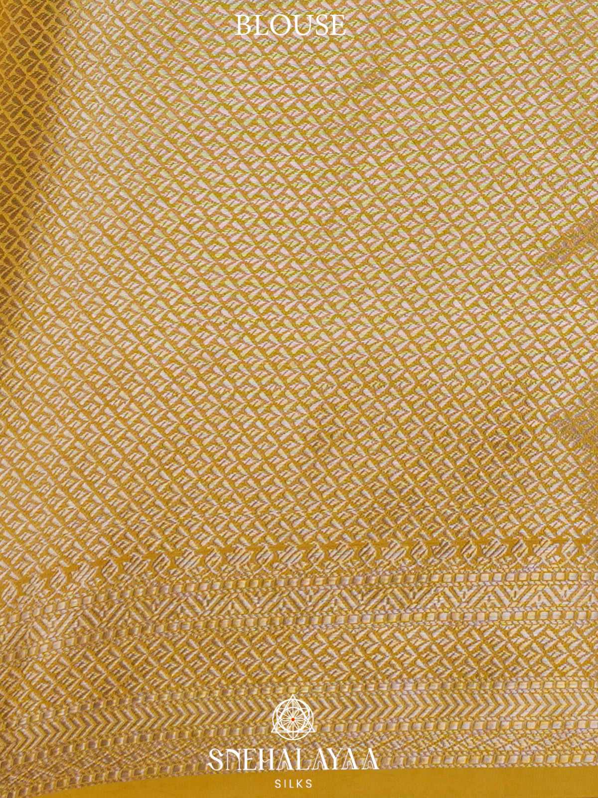 Mango Yellow  Banaras Saree