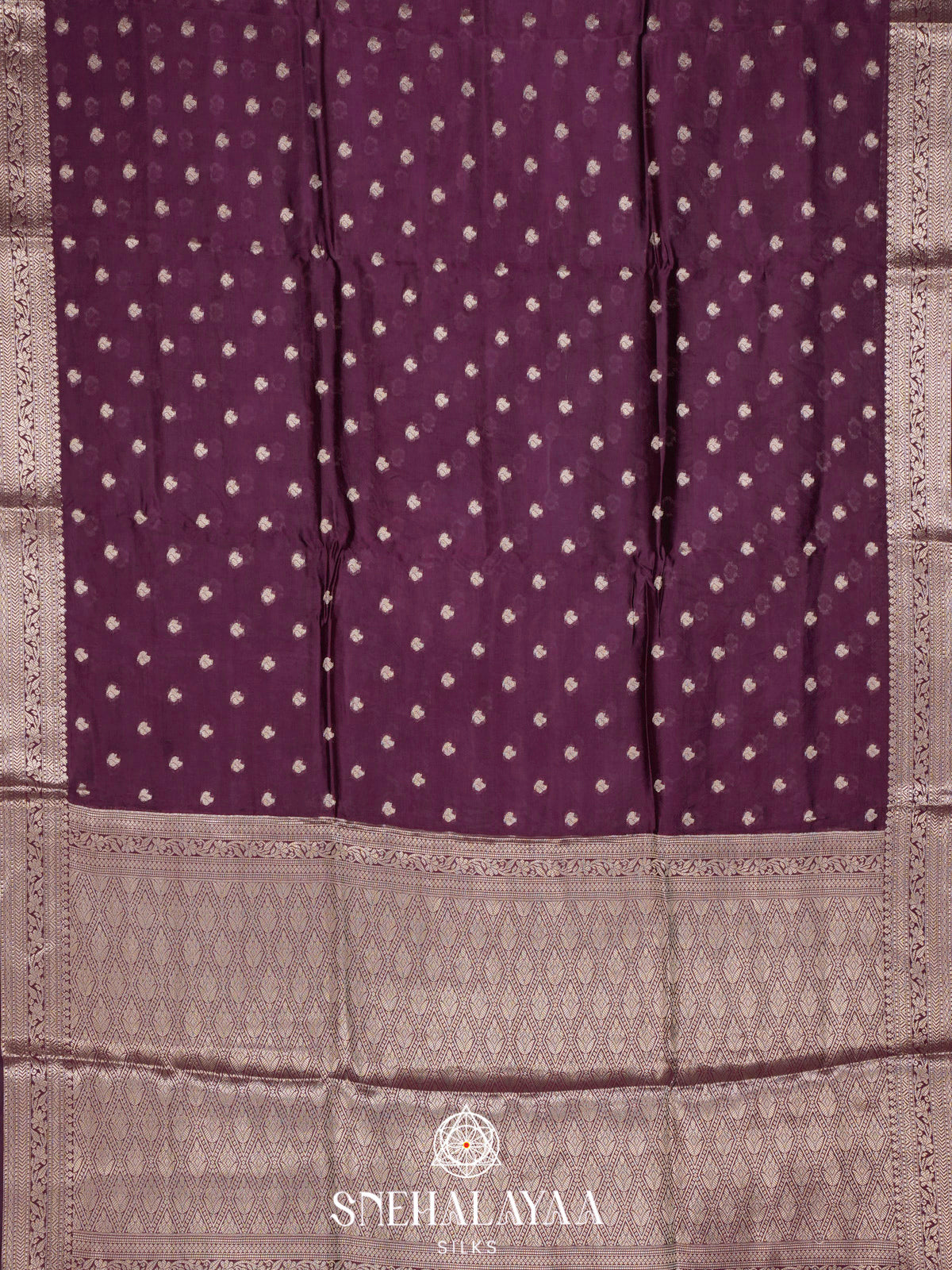 Purple  Banaras Saree