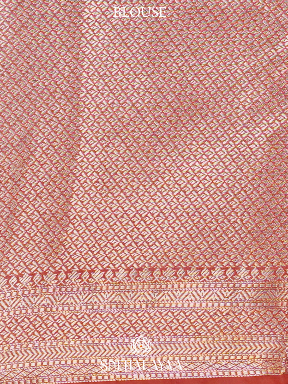 Ruby Red  Banaras Saree