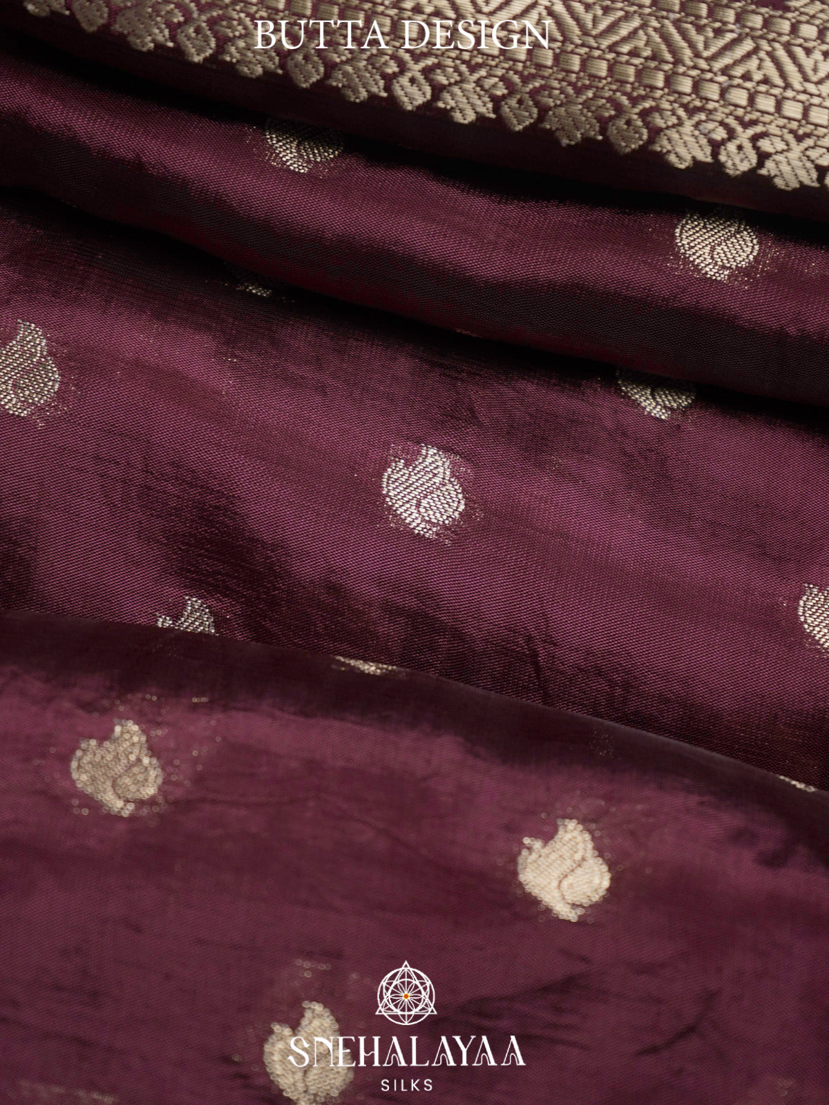 Wine  Banaras Saree