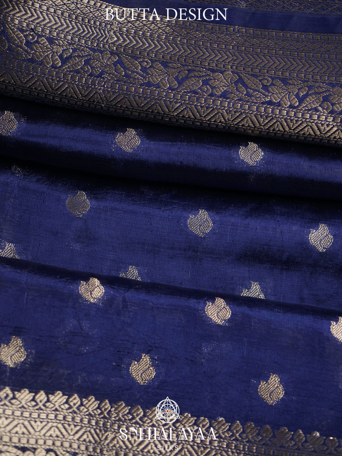 Navy Blue  Banaras Saree