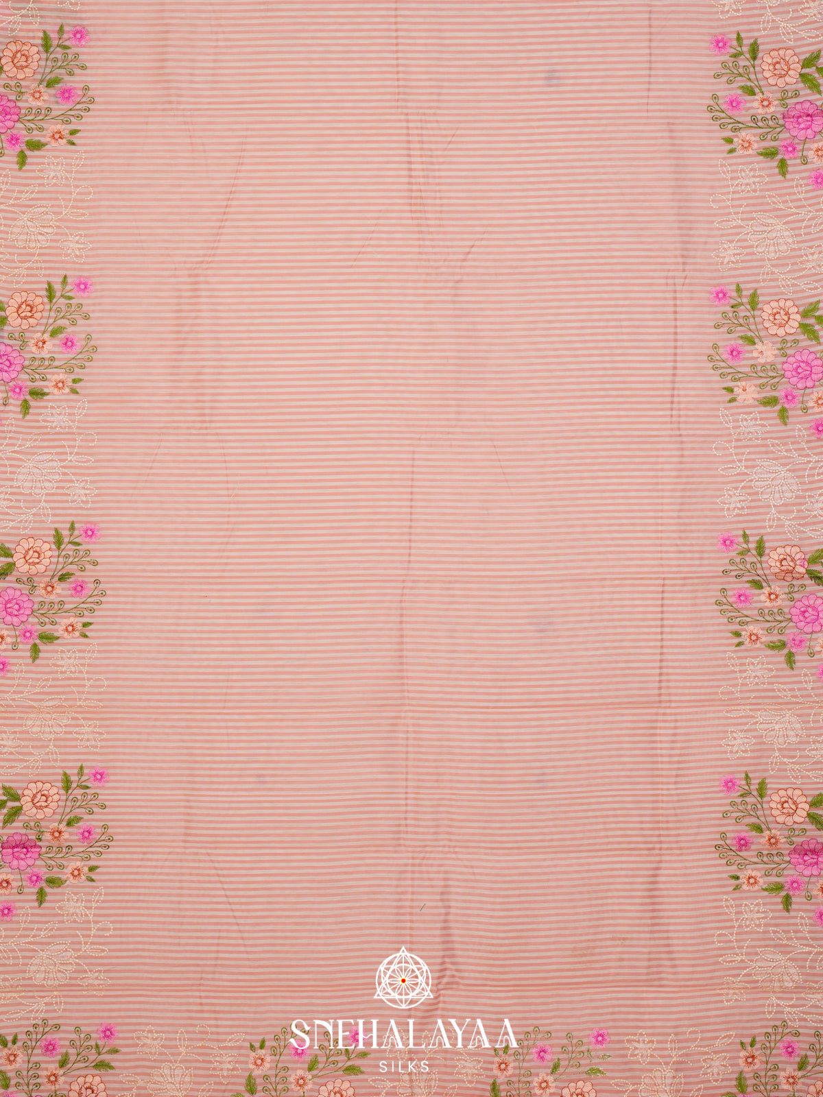 Beige Linen Saree