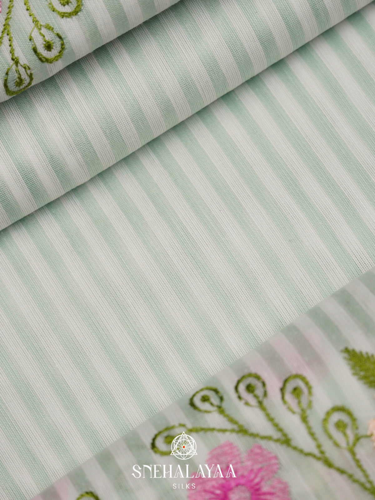 Grey Linen Saree