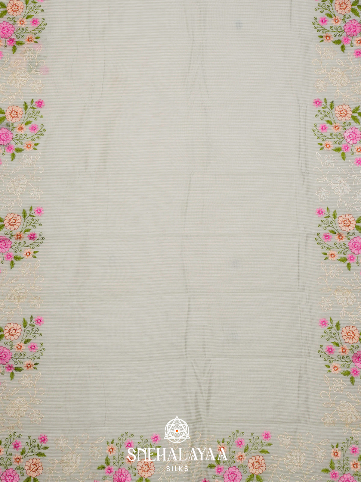 Grey Linen Saree