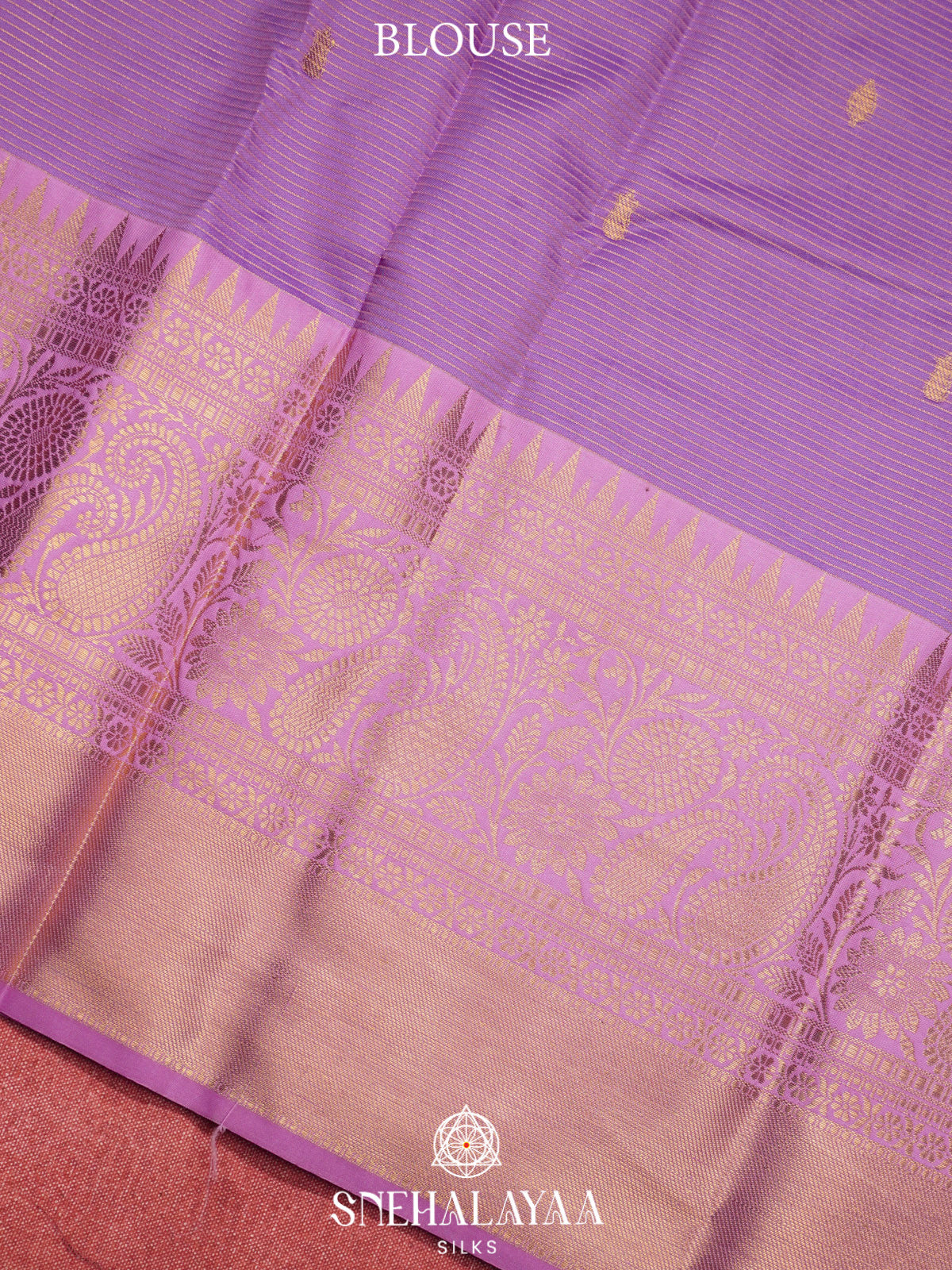 Violet  Art Silk Saree