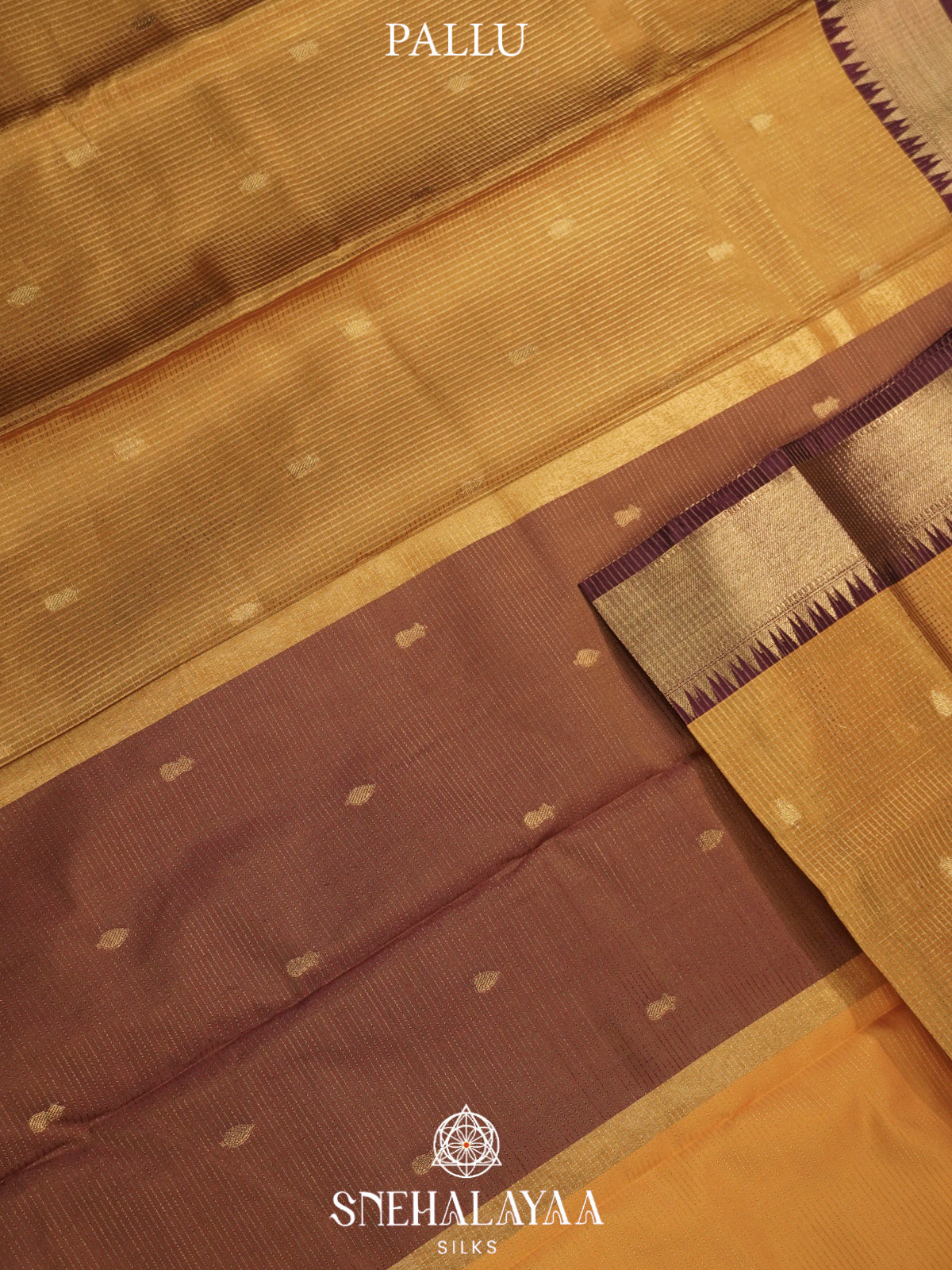 Mustard Yellow  Art Silk Saree