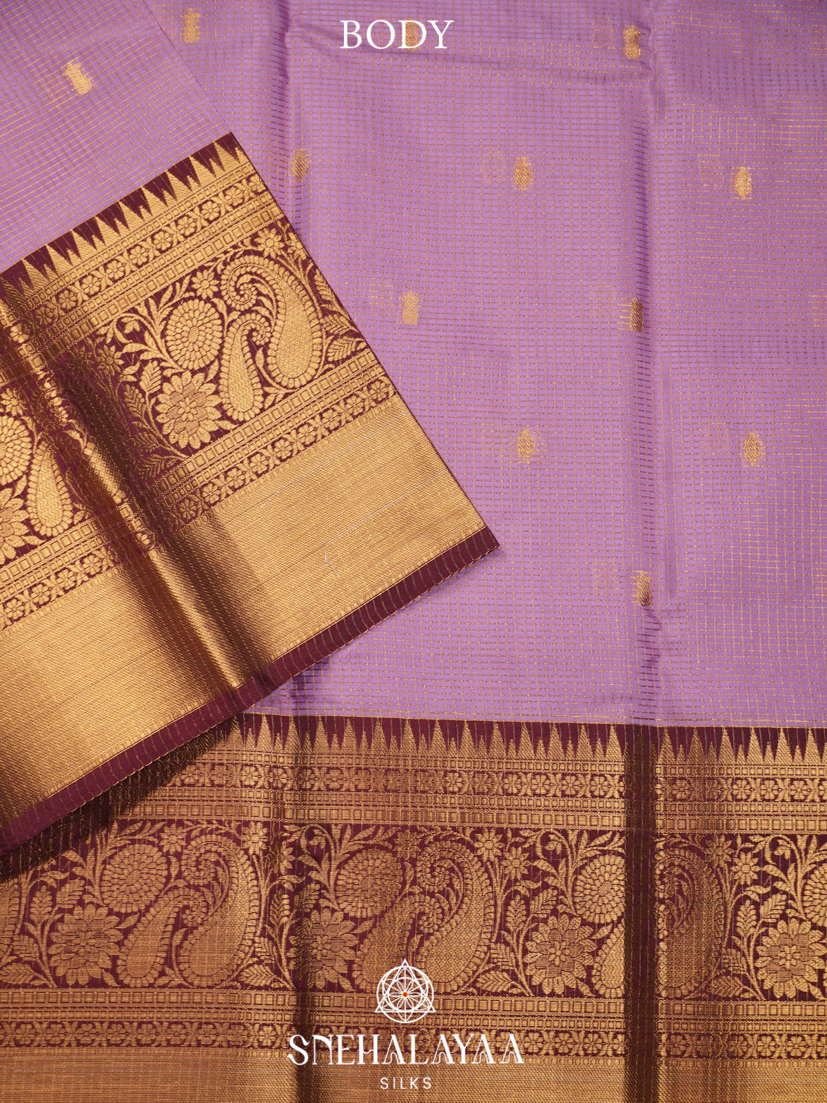Lavender  Art Silk Saree
