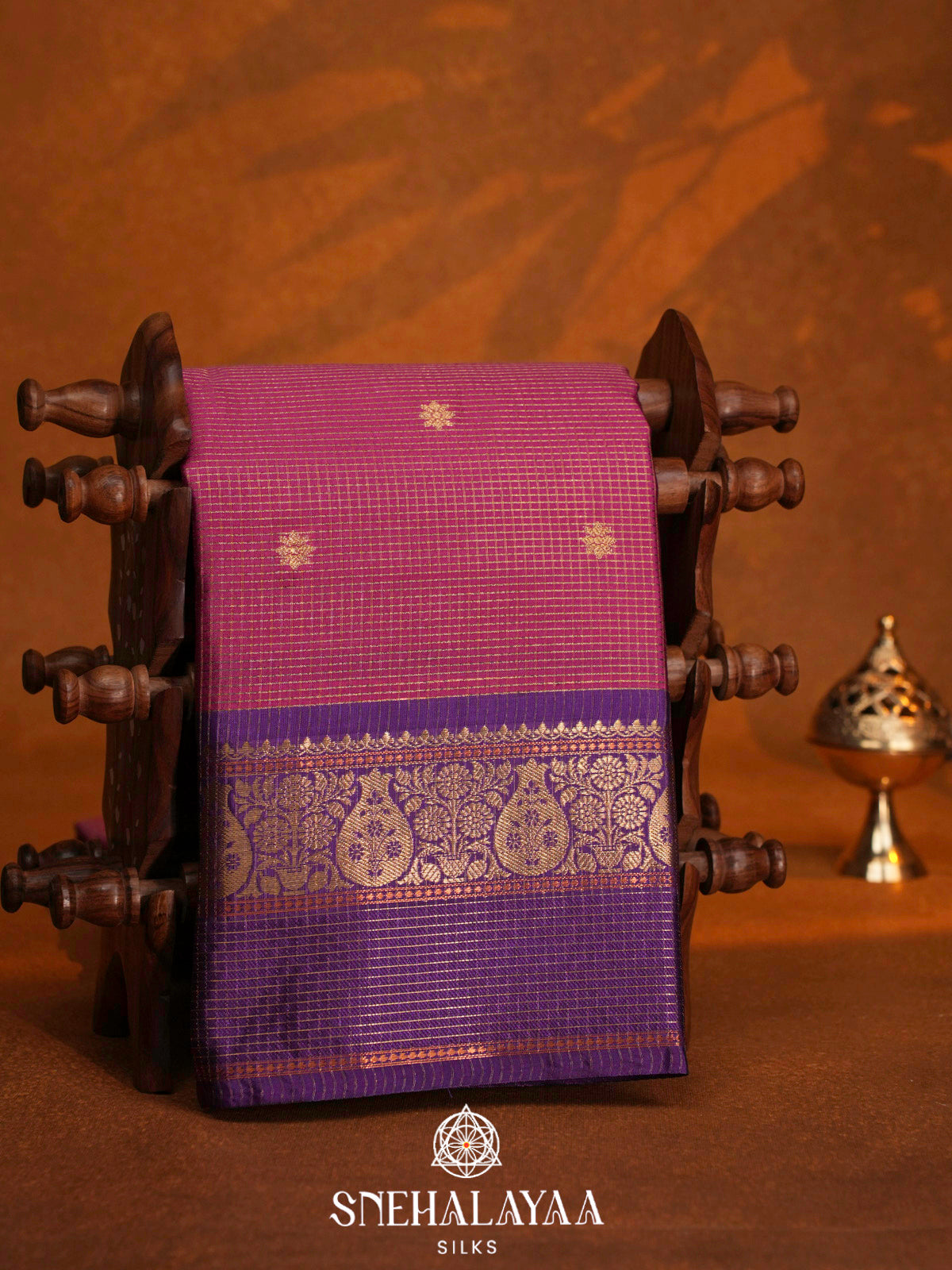 Pink  Art Silk Saree