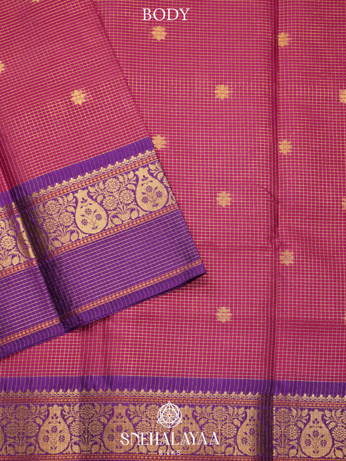 Pink  Art Silk Saree