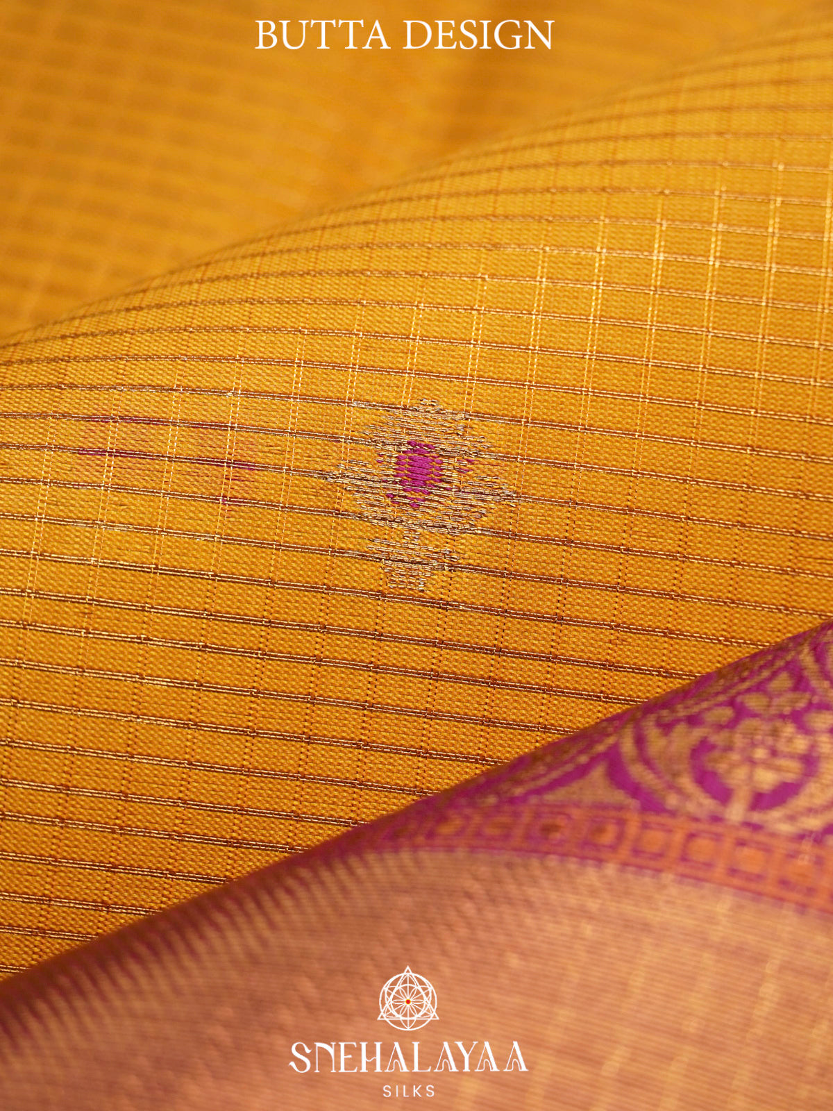 Mango Yellow  Art Silk Saree