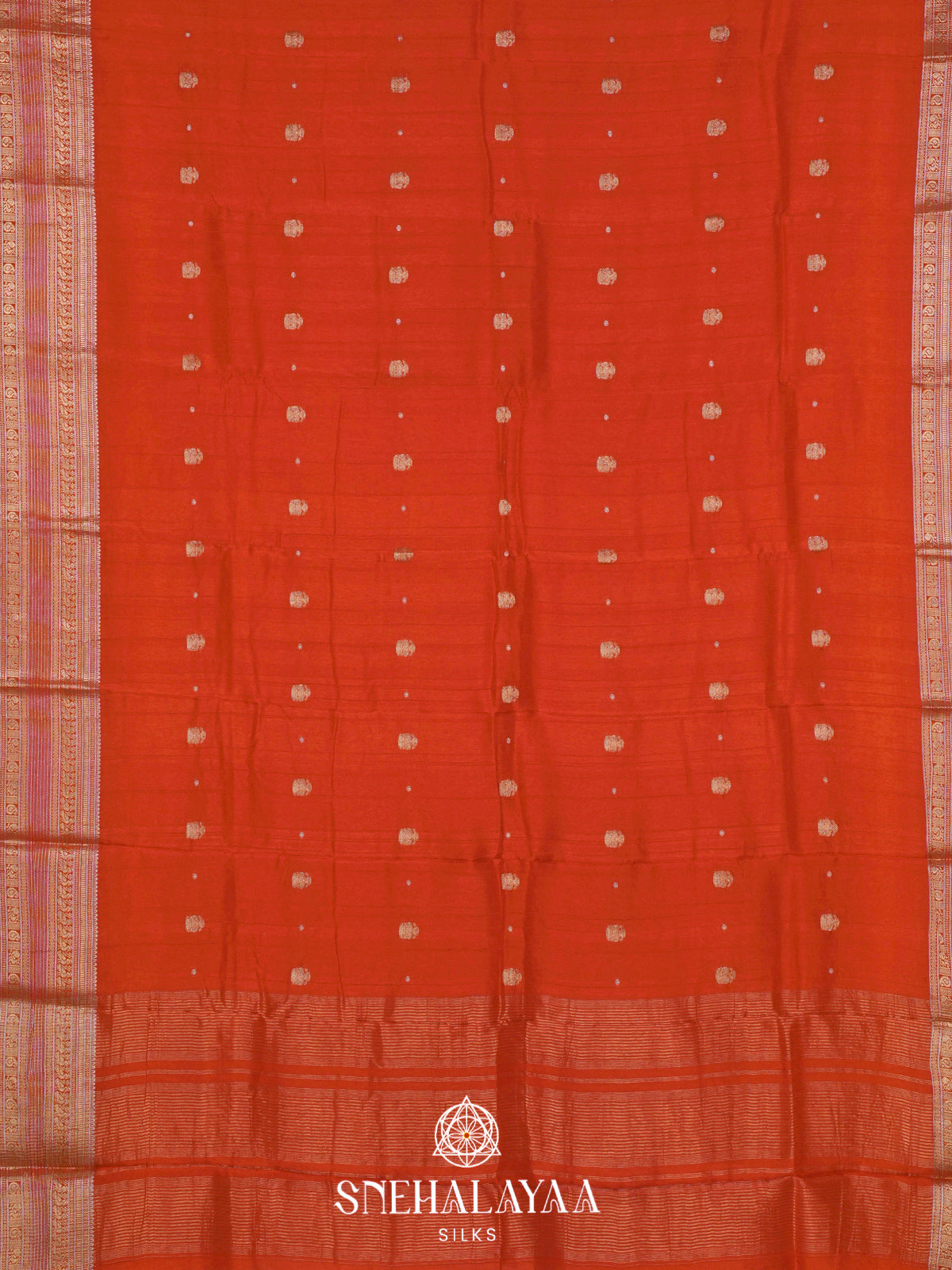 Orange Dola Saree