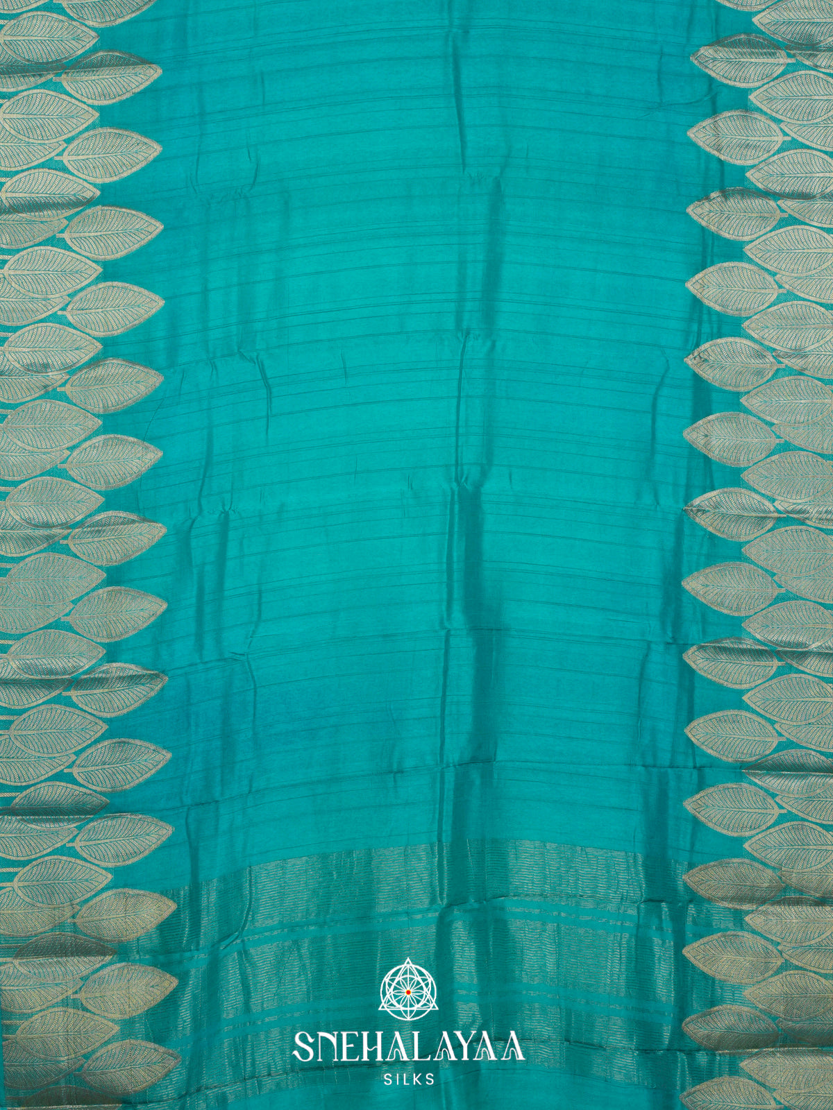 Aqua Blue Dola Saree
