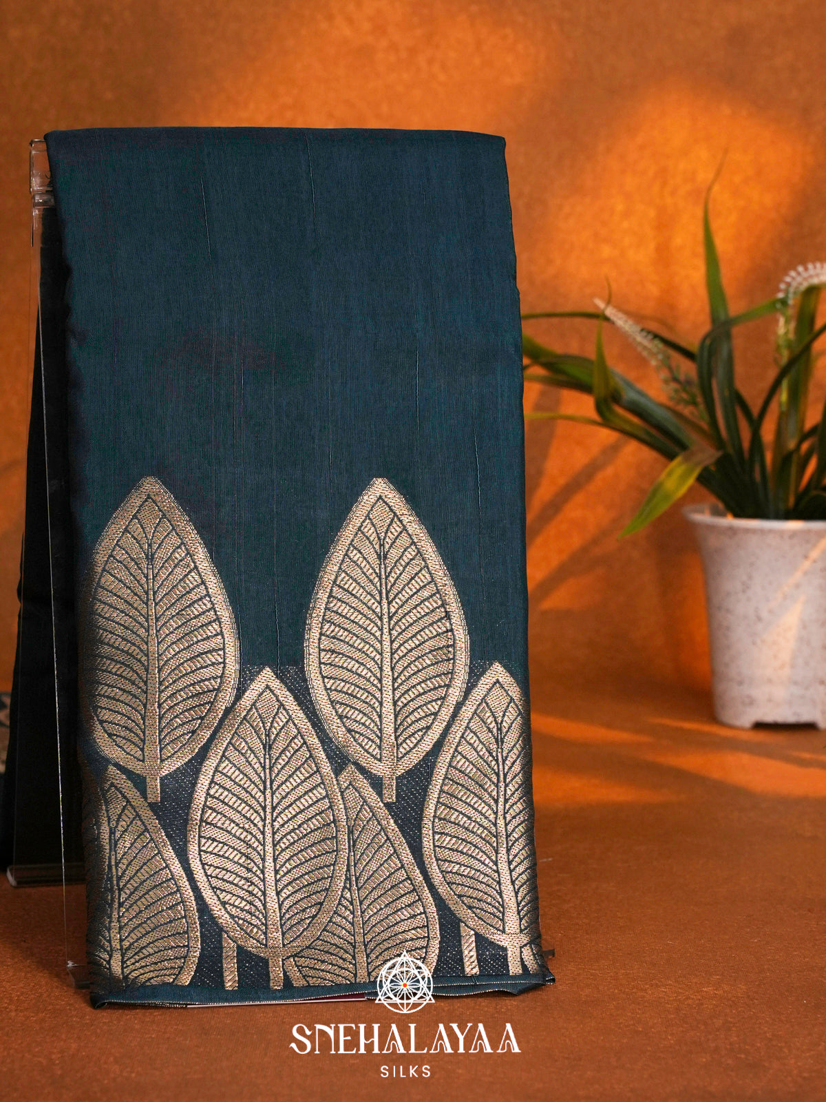 Forest Green Dola Saree