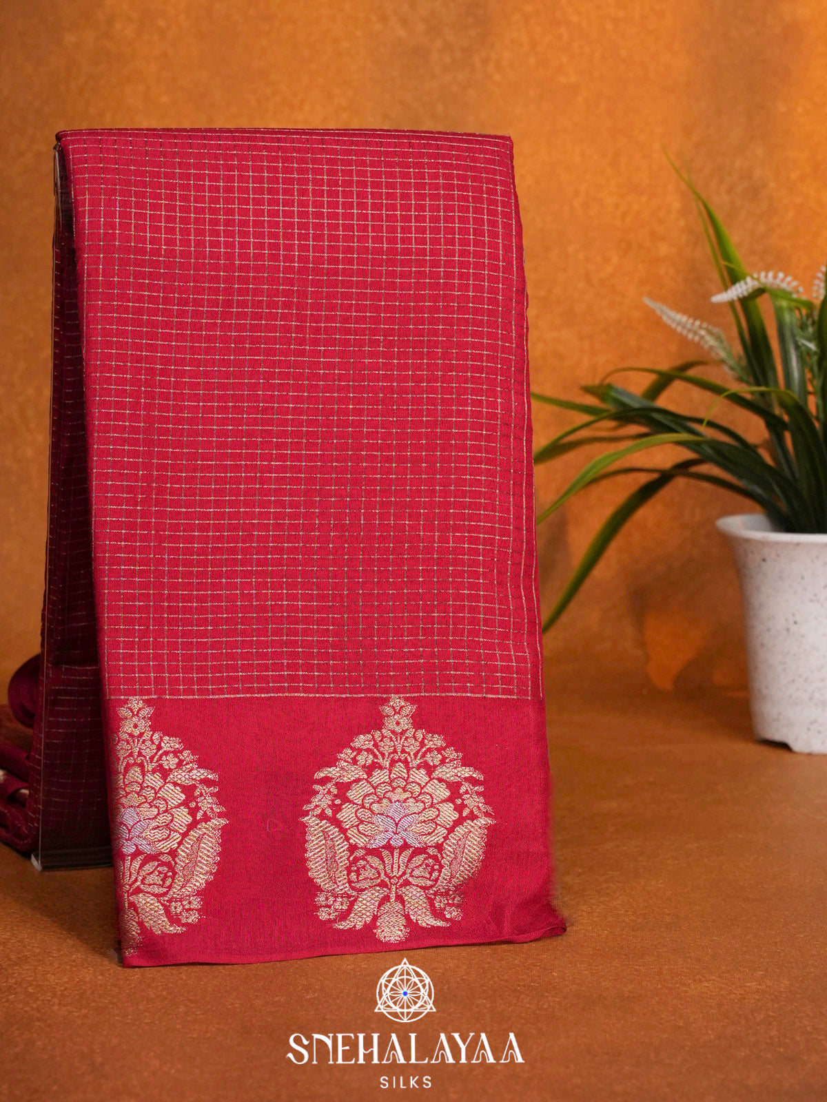 Pink  Banaras Saree