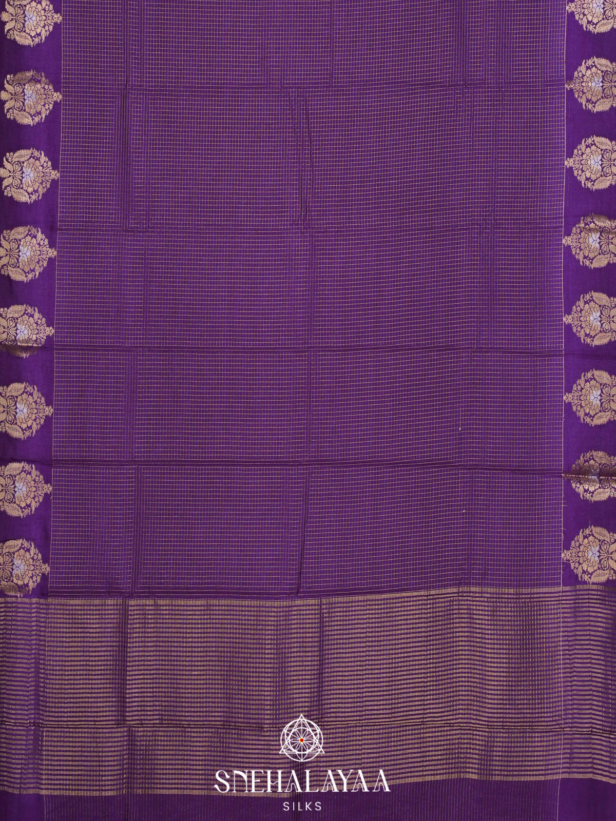 Purple  Banaras Saree