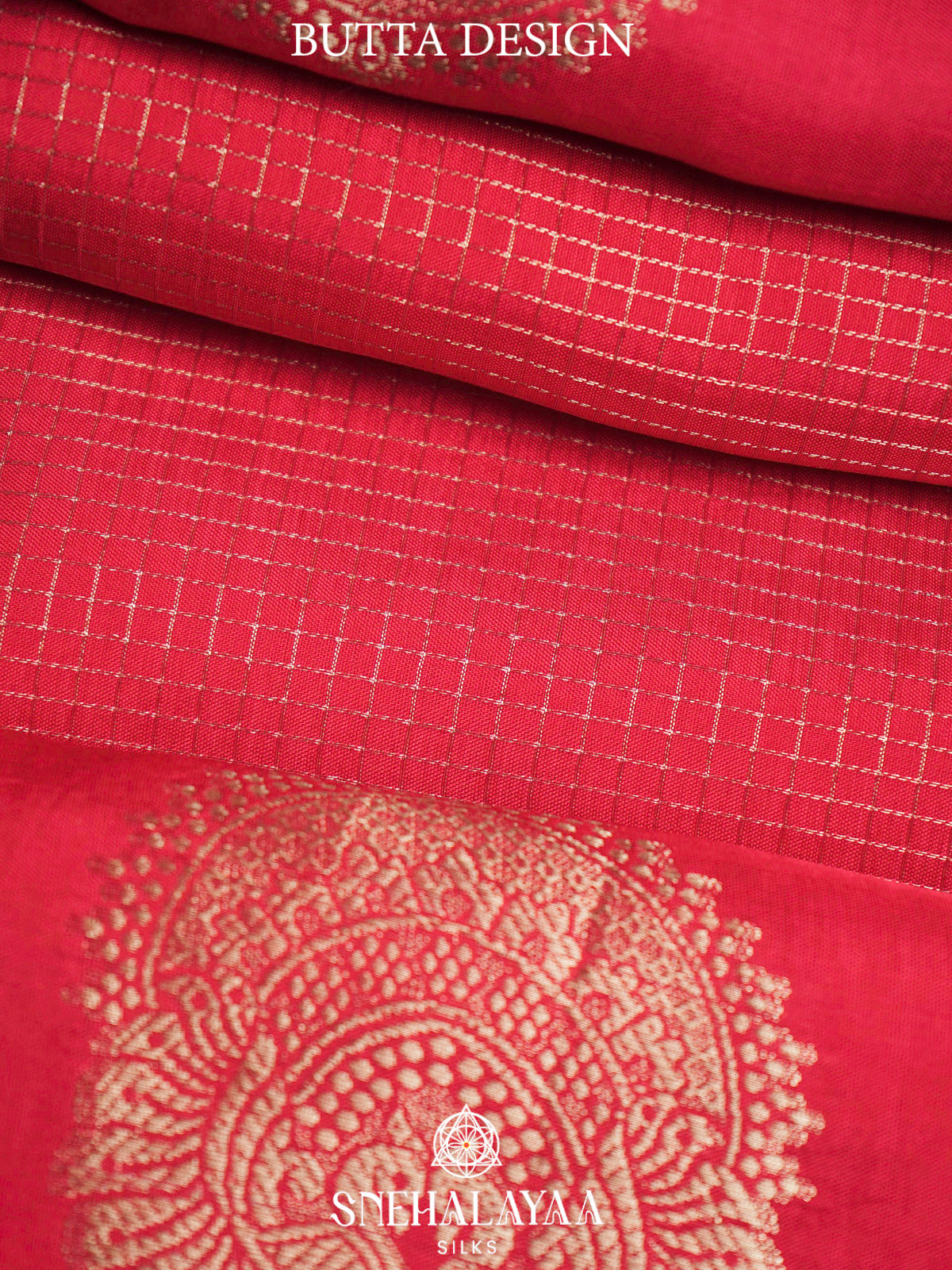Rani Pink  Banaras Saree