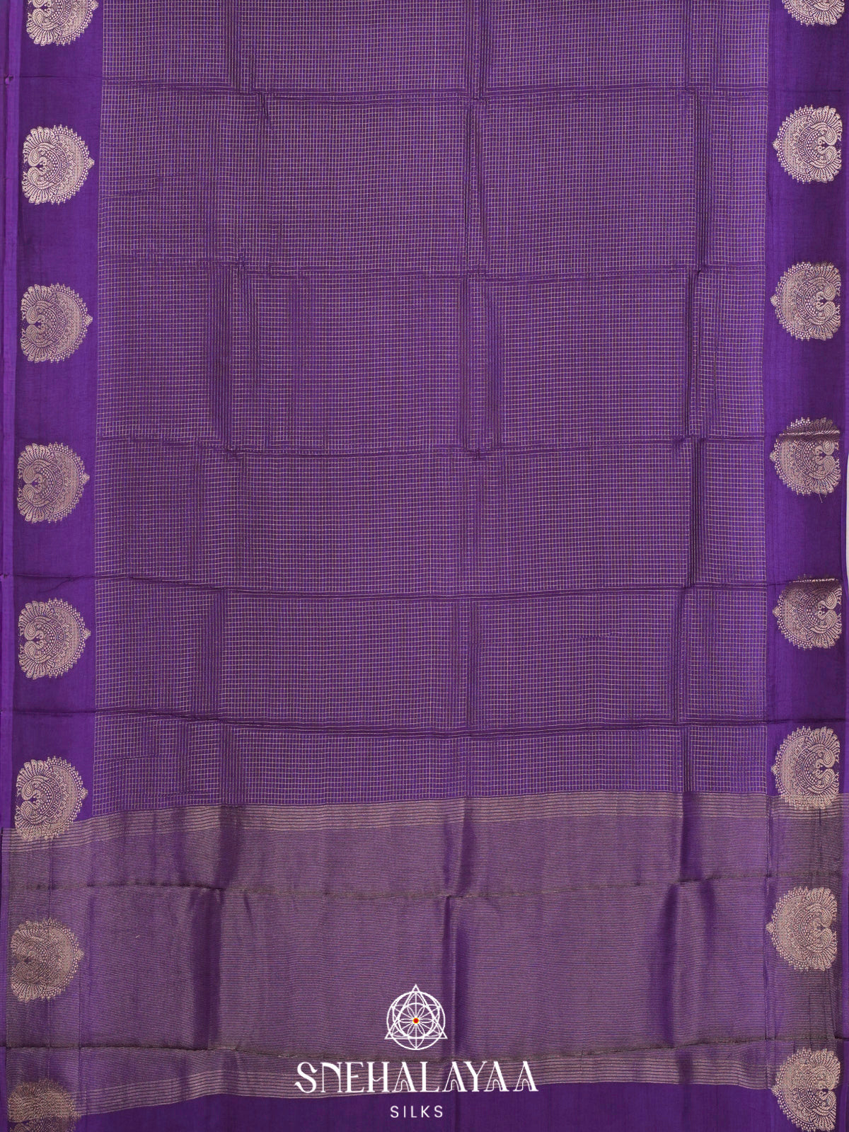 Purple  Banaras Saree