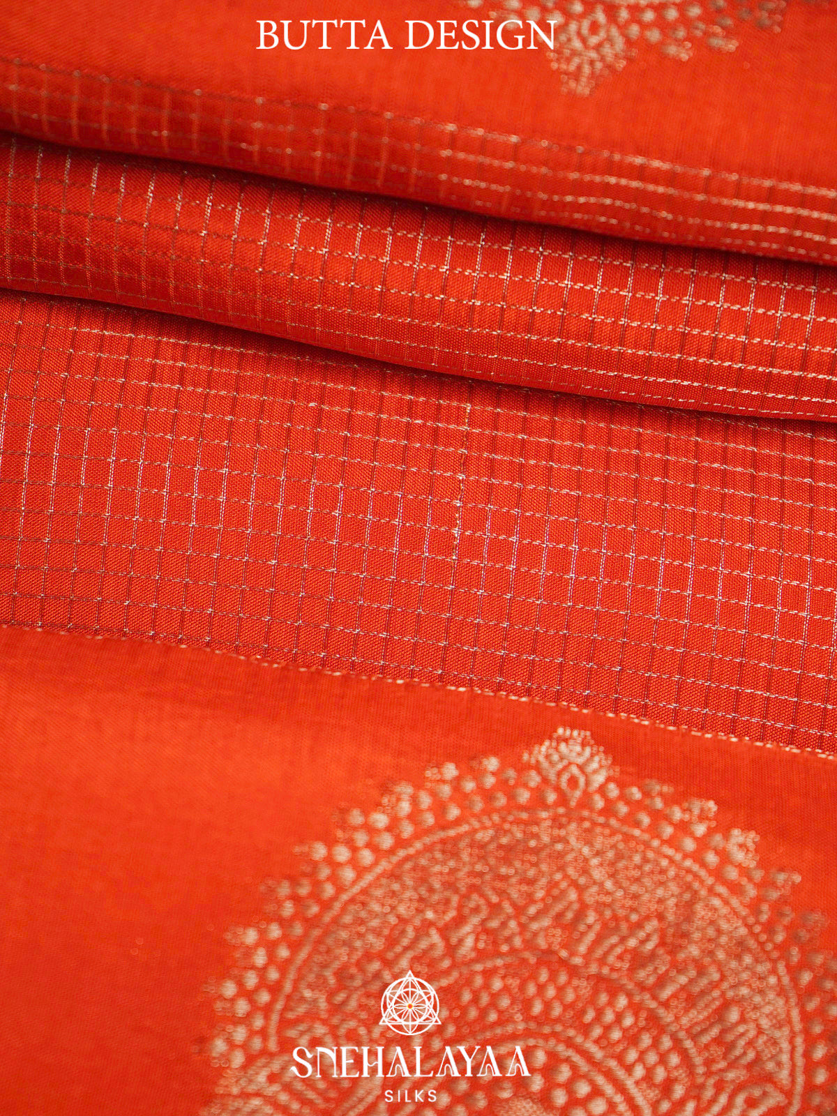 Orange  Banaras Saree