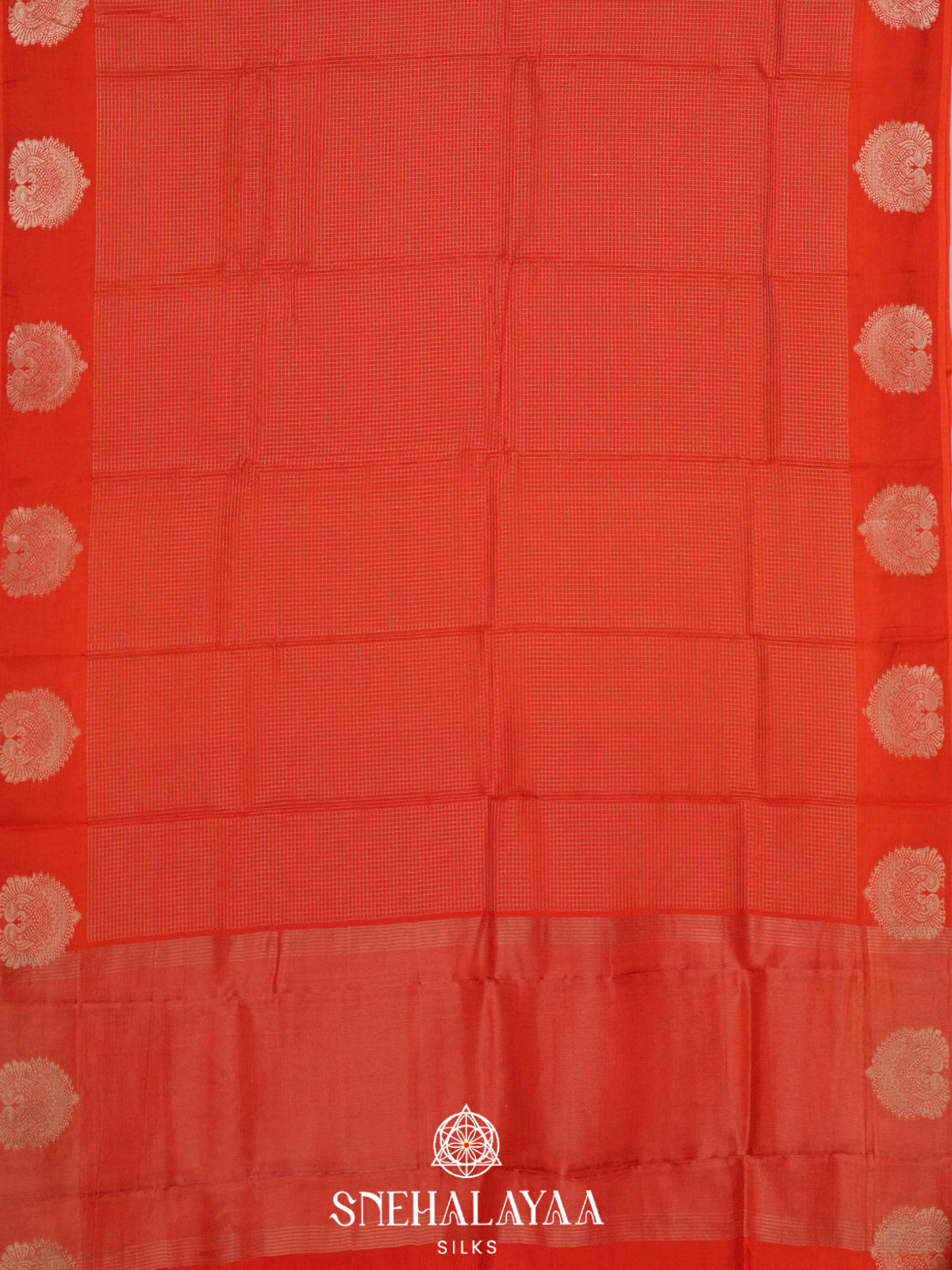 Orange  Banaras Saree