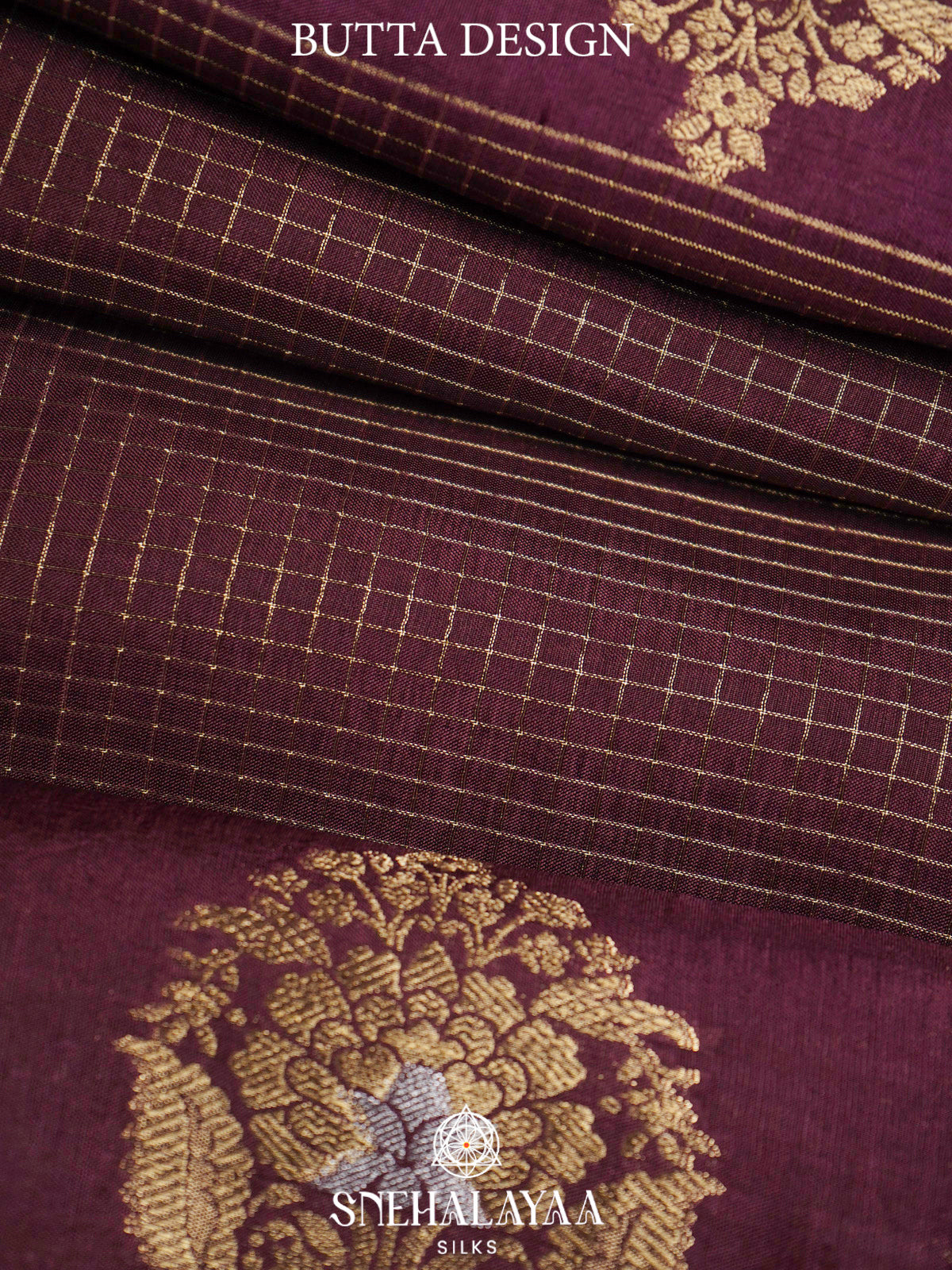 Wine  Banaras Saree