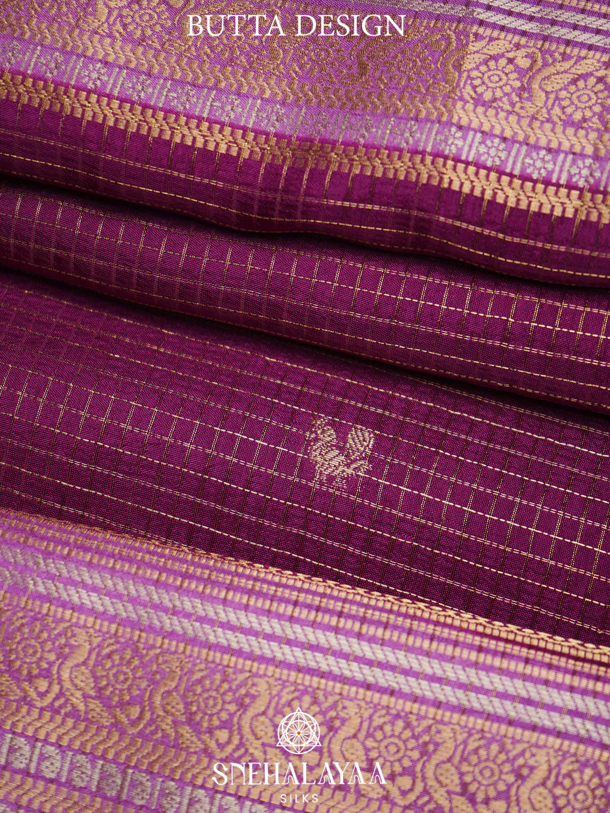 Purple  Banaras Saree