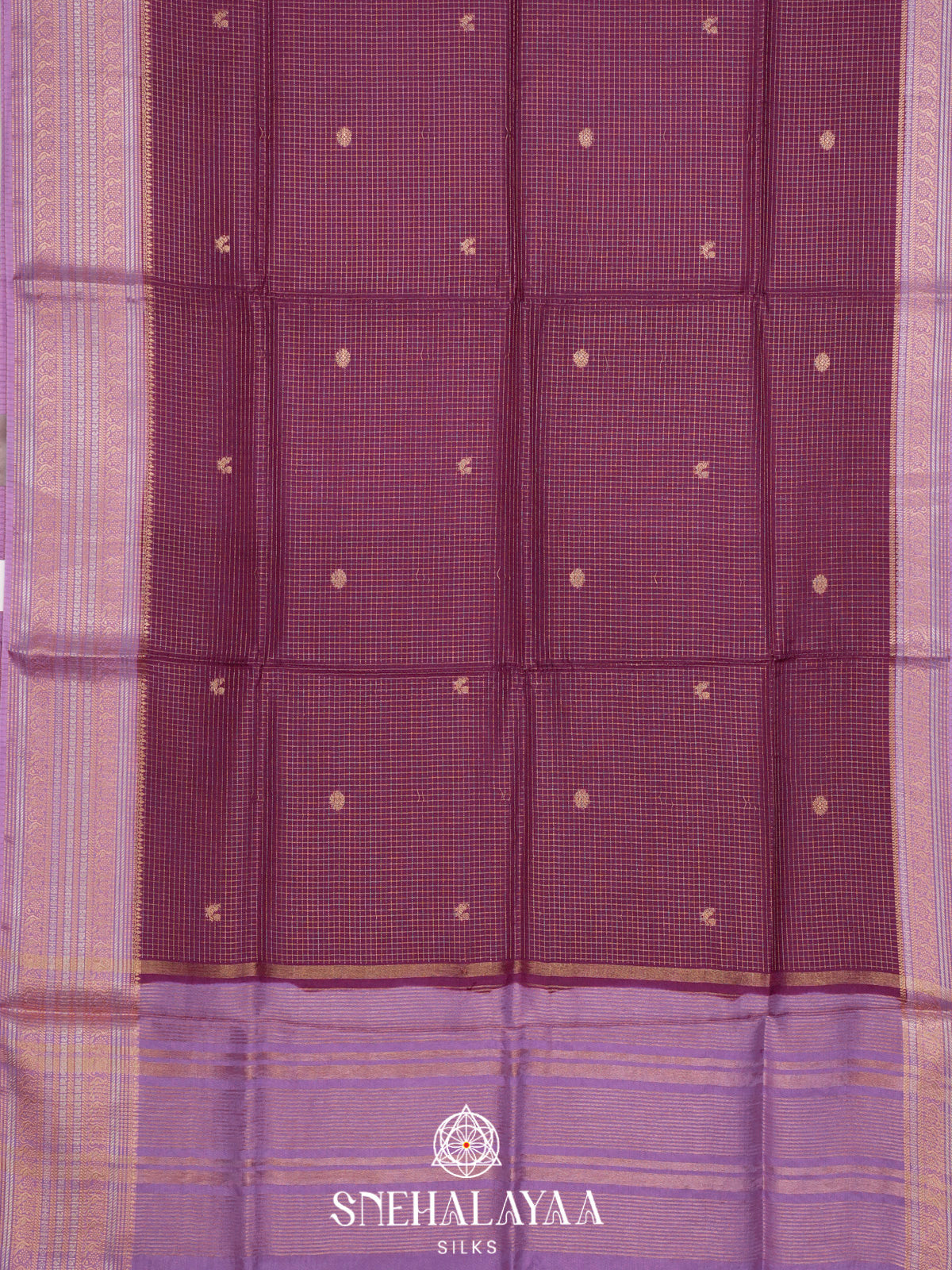 Purple  Banaras Saree