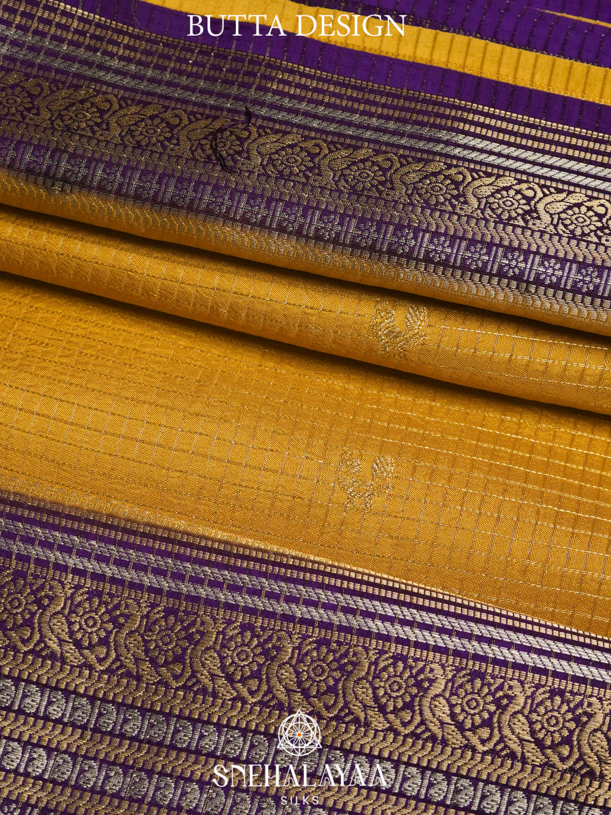 Mango Yellow  Banaras Saree