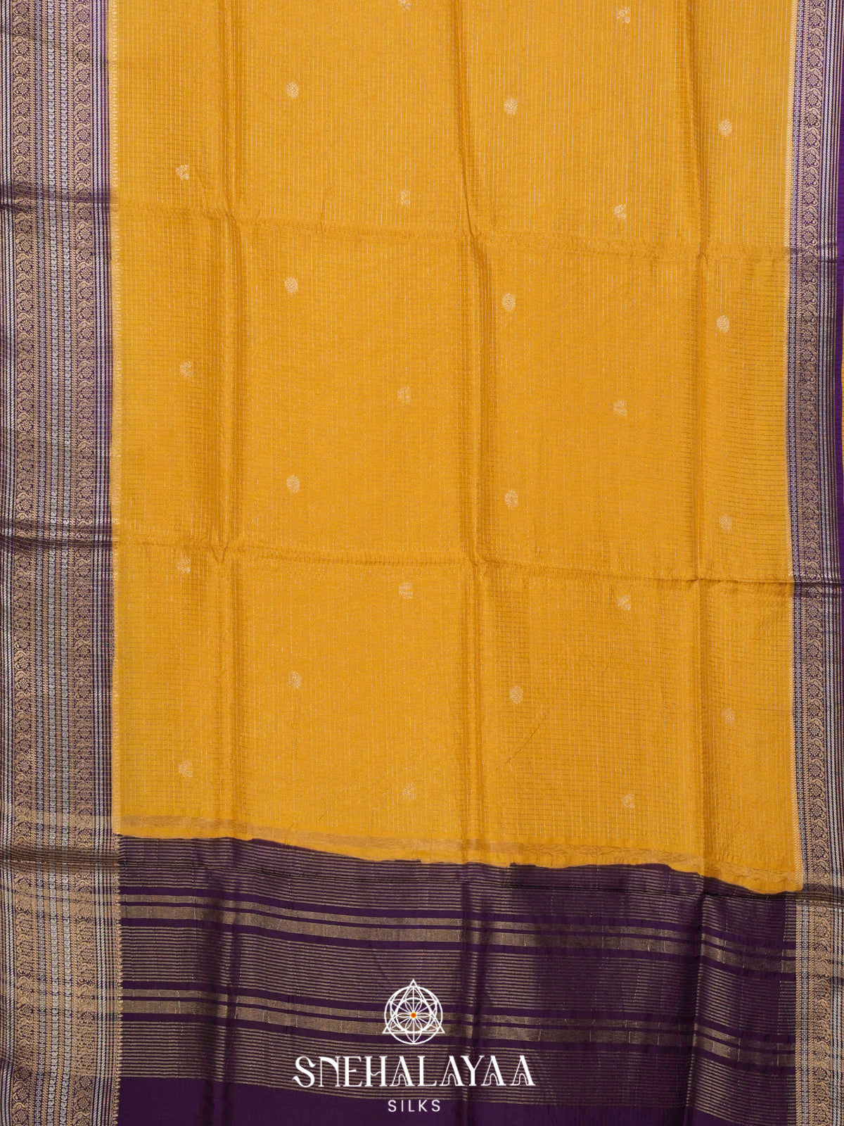 Mango Yellow  Banaras Saree
