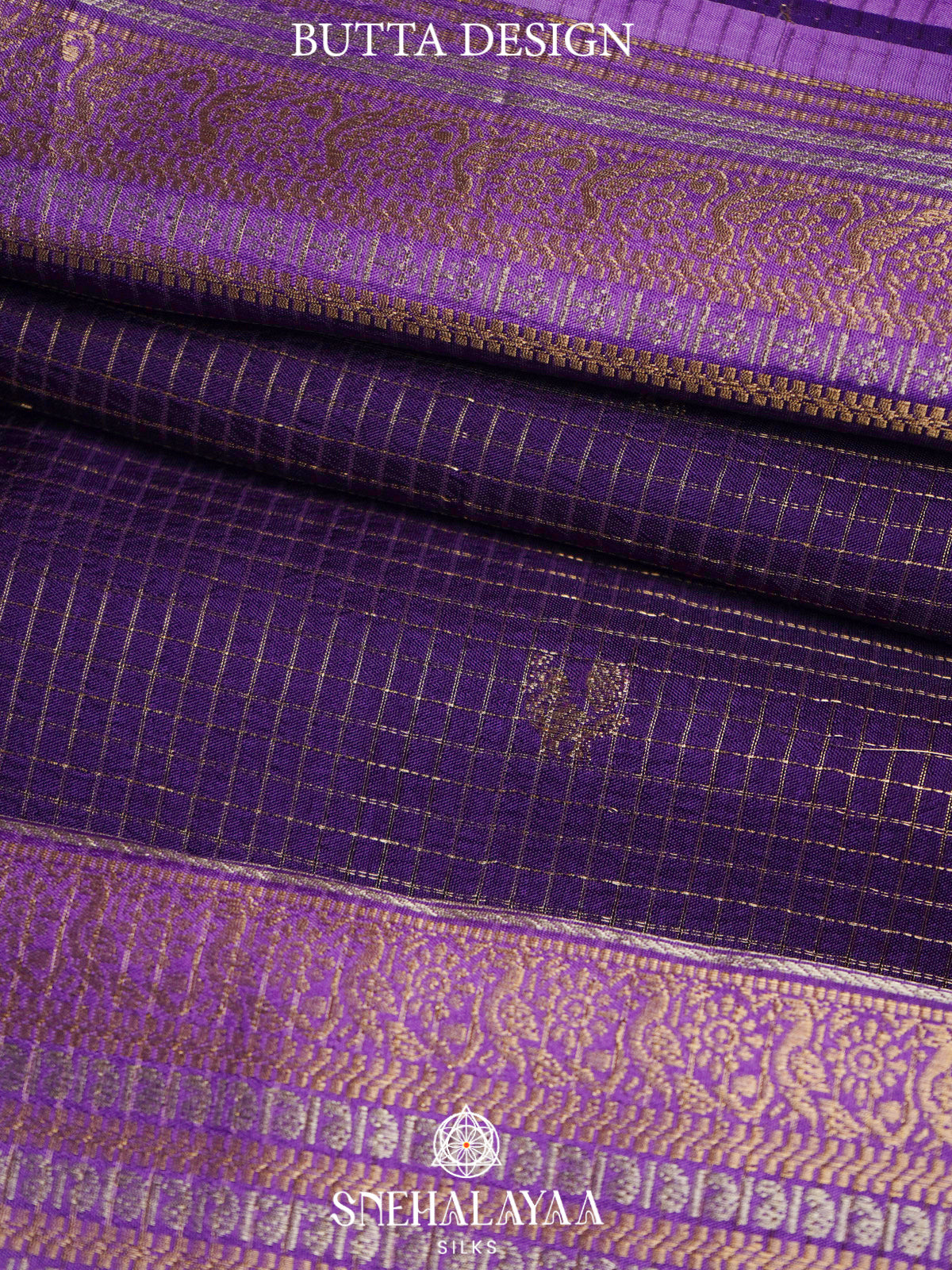 Purple  Banaras Saree